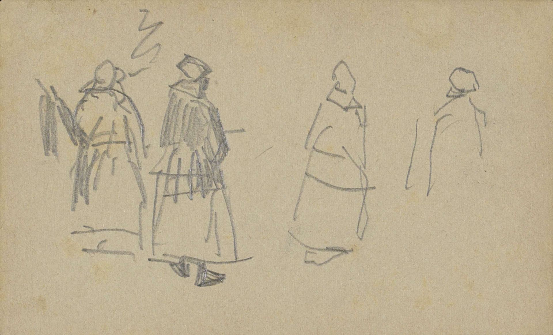 Staande vrouwen by George Hendrik Breitner