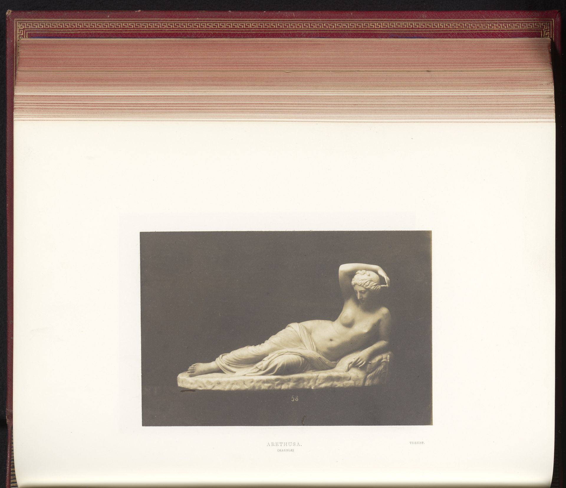 Sculptuur van Arethusa door Frederick Thrupp, tentoongesteld op de Great Exhibition of the Works of Industry of All Nations van 1851 in Londen by Anonymous