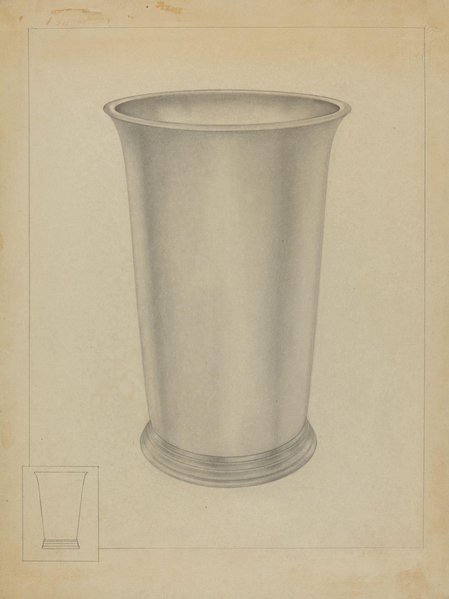 Silver Beaker by Isidore Steinberg