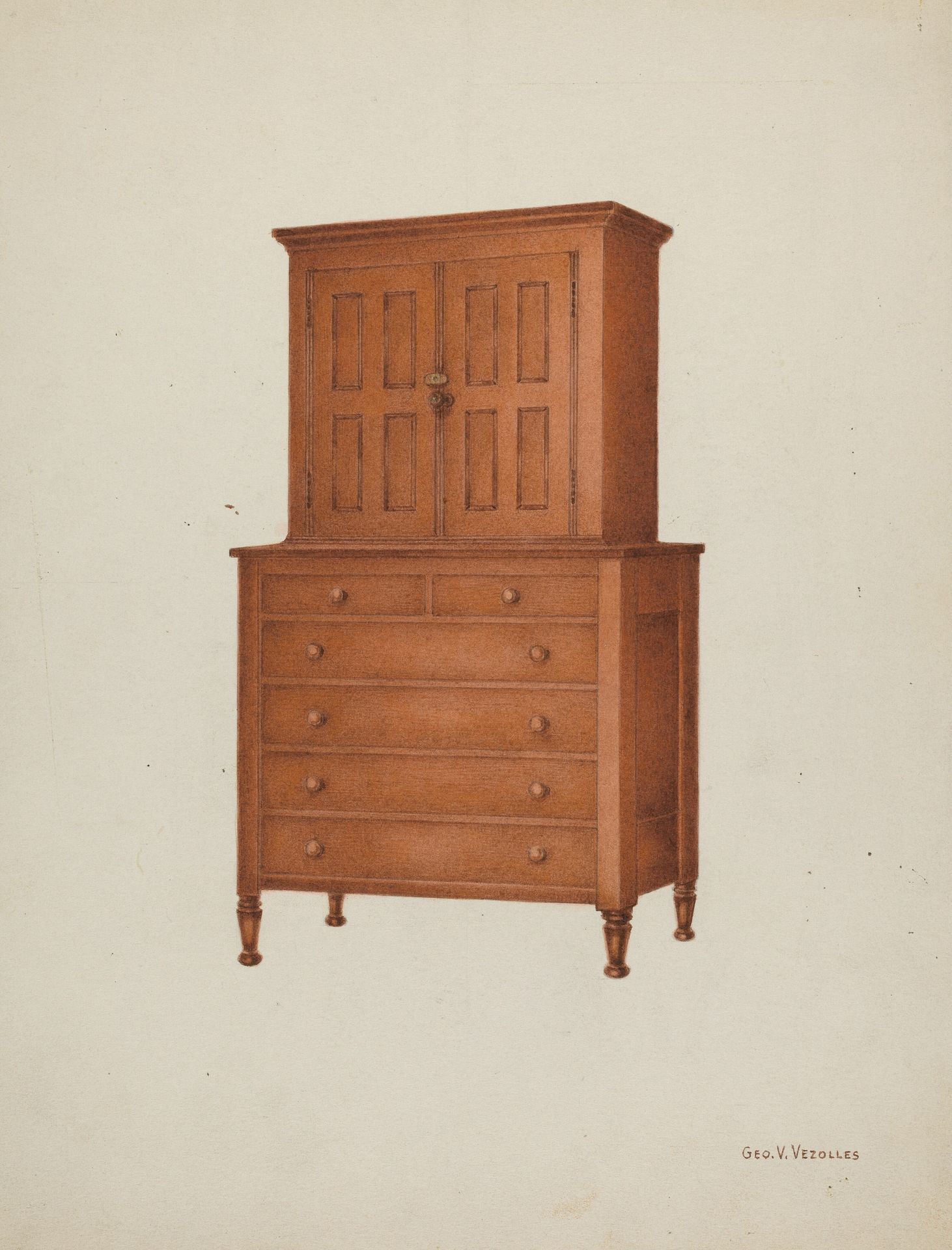 Shaker Cabinet by George V. Vezolles