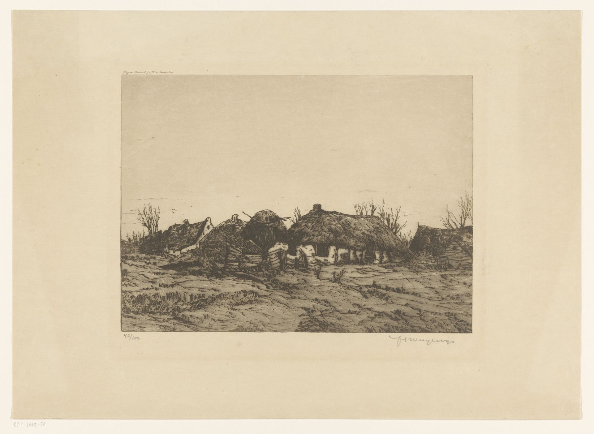 Boerenwoningen by Hendrik Weegewijs