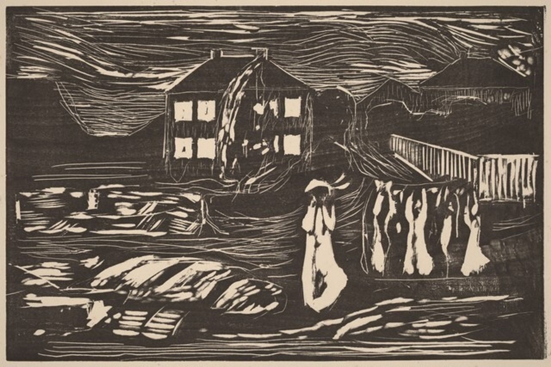 Stormy Night by Edvard Munch