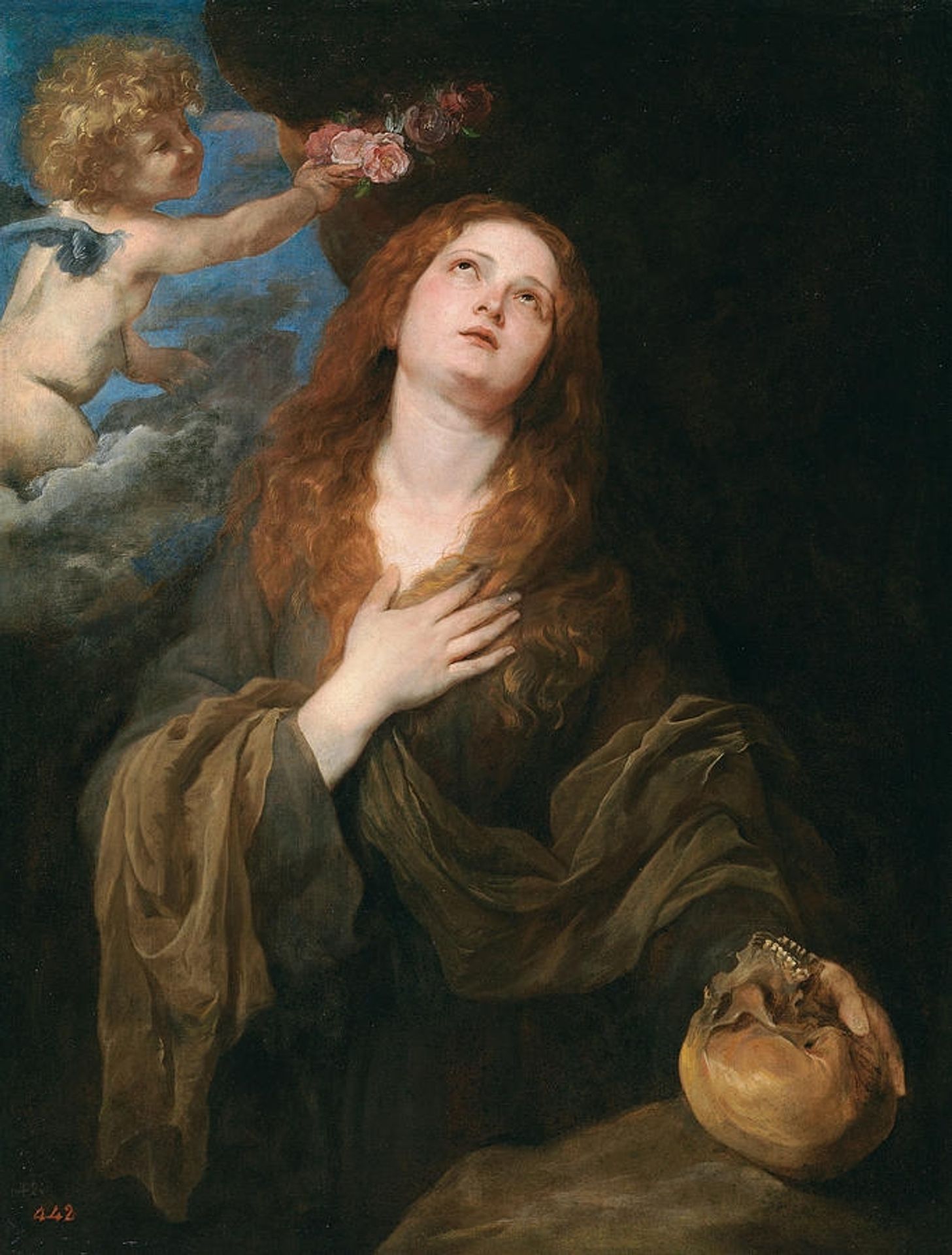 Saint Rosalie by Anthony van Dyck
