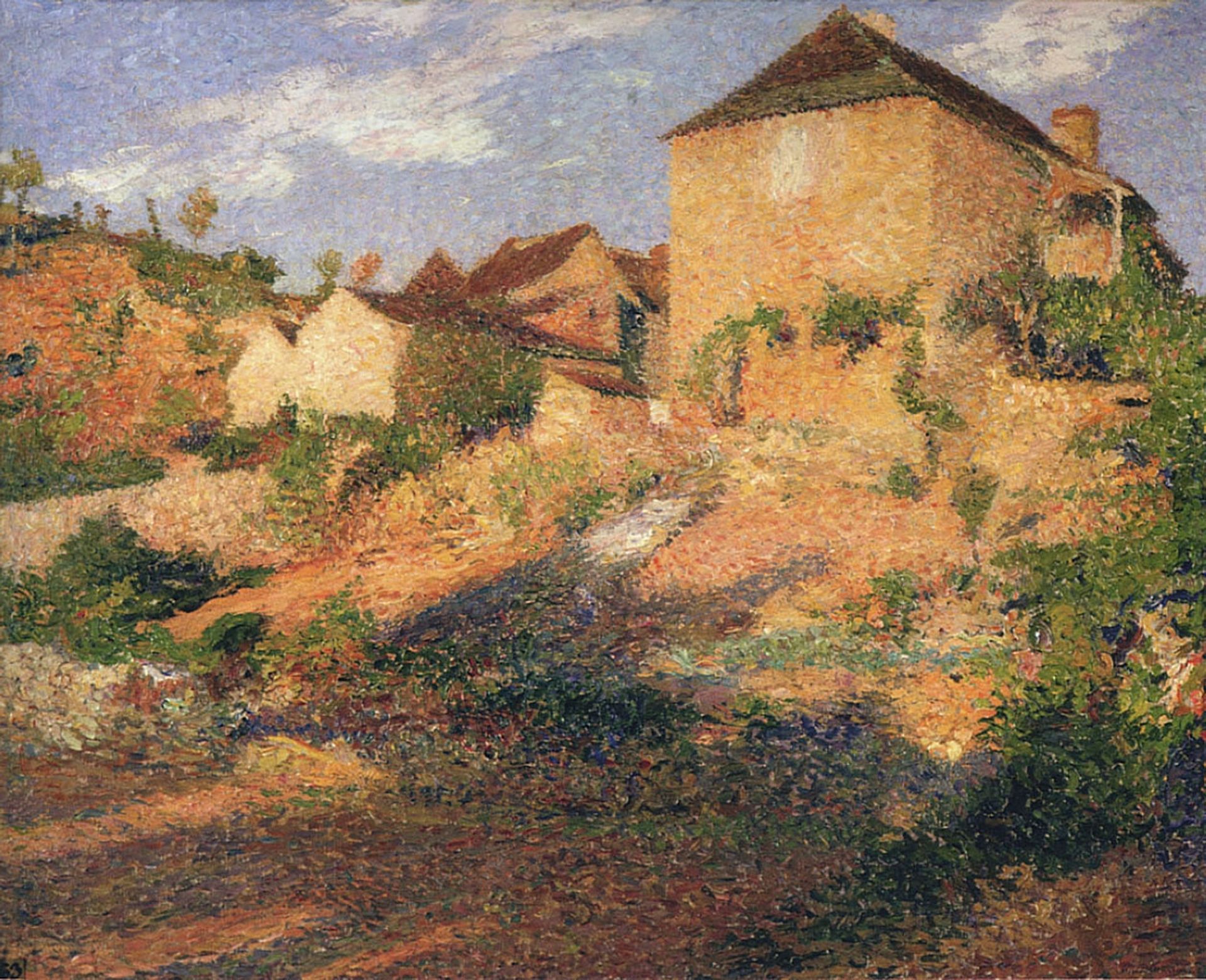 The old house by Henri Martin