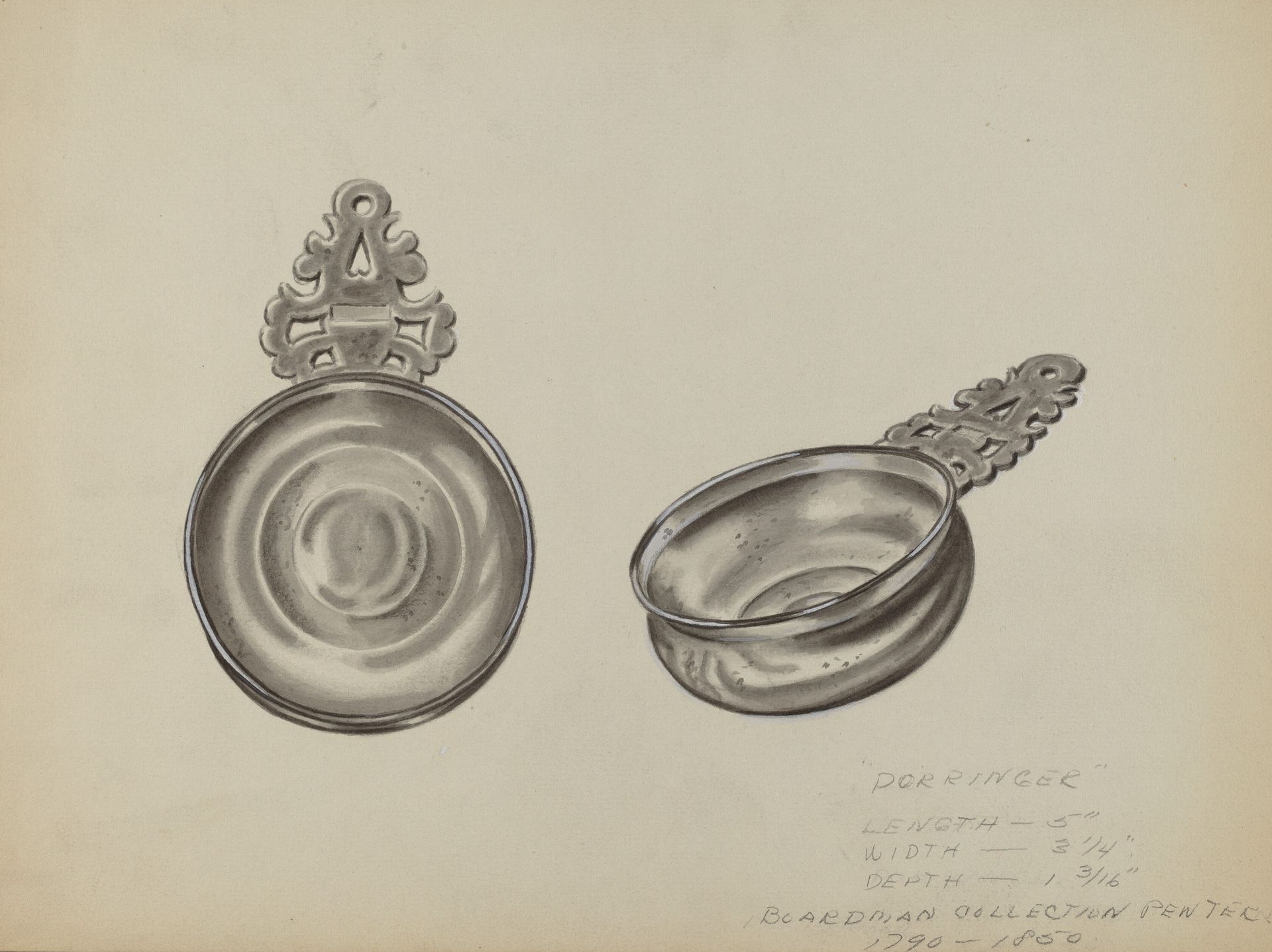 Pewter Toy Porringer by Fred Peterson