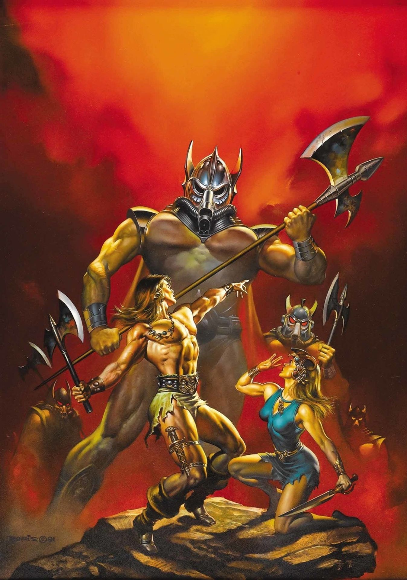 Onslaught by Boris Vallejo