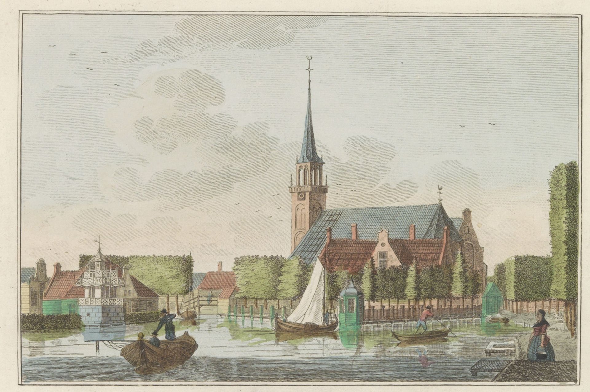 Broek in Waterland, ca. 1790 by Carel Frederik (I) Bendorp