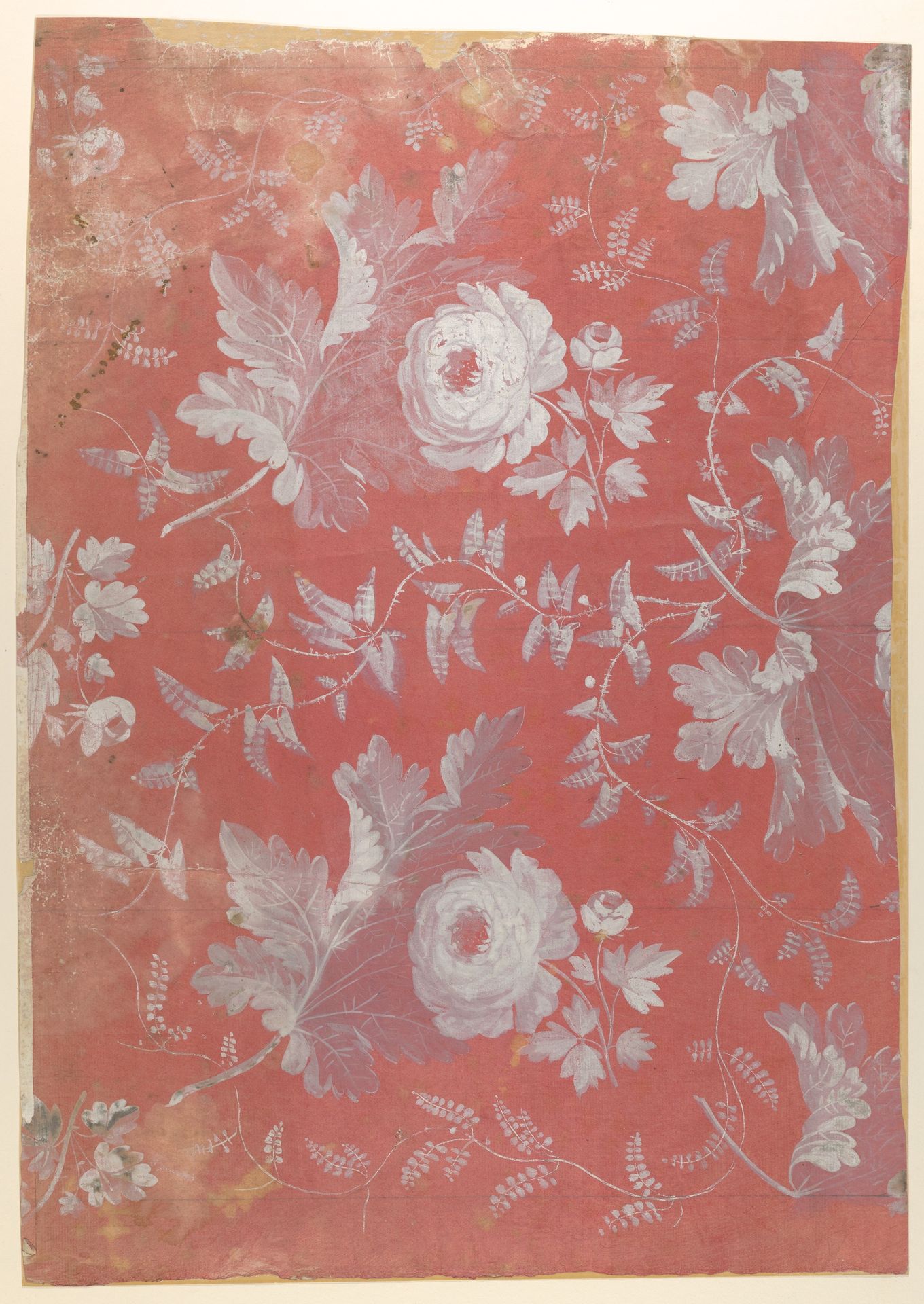 Design for Patterned Silk by Jean François Bony