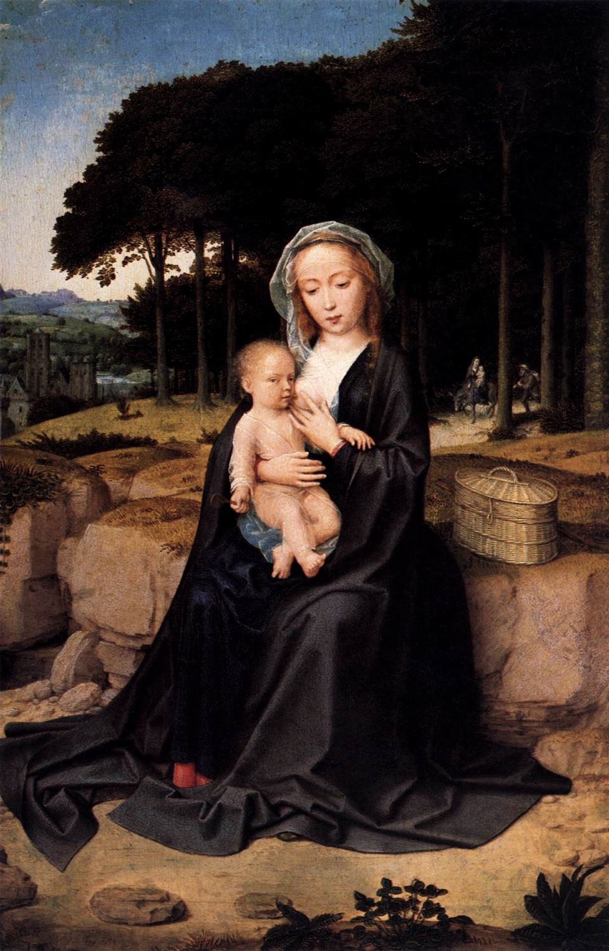 A Rest During the Flight to Egypt by Gerard David