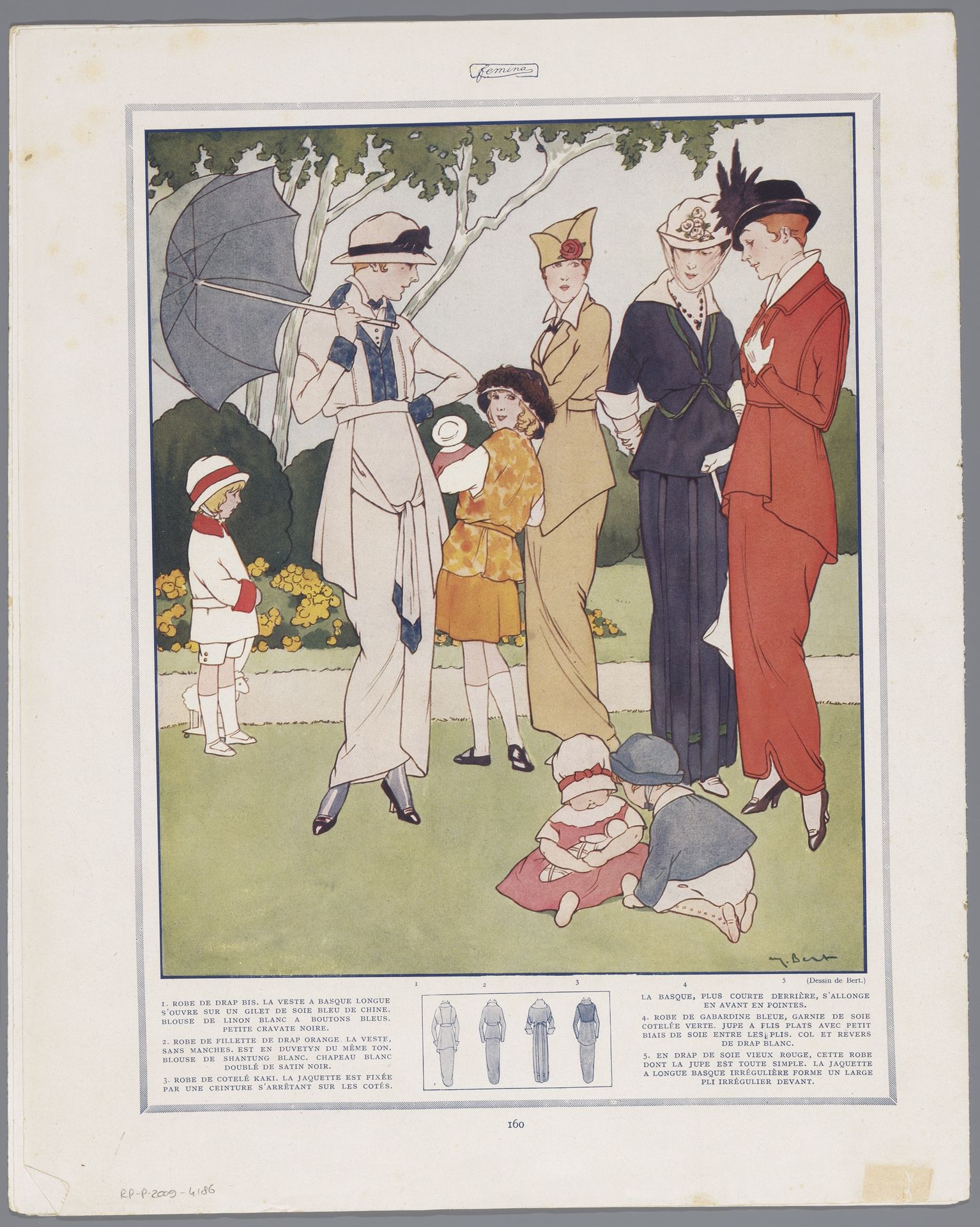 Fémina, La Mode en Couleurs, 1914, pp. 149-160 by Anonymous