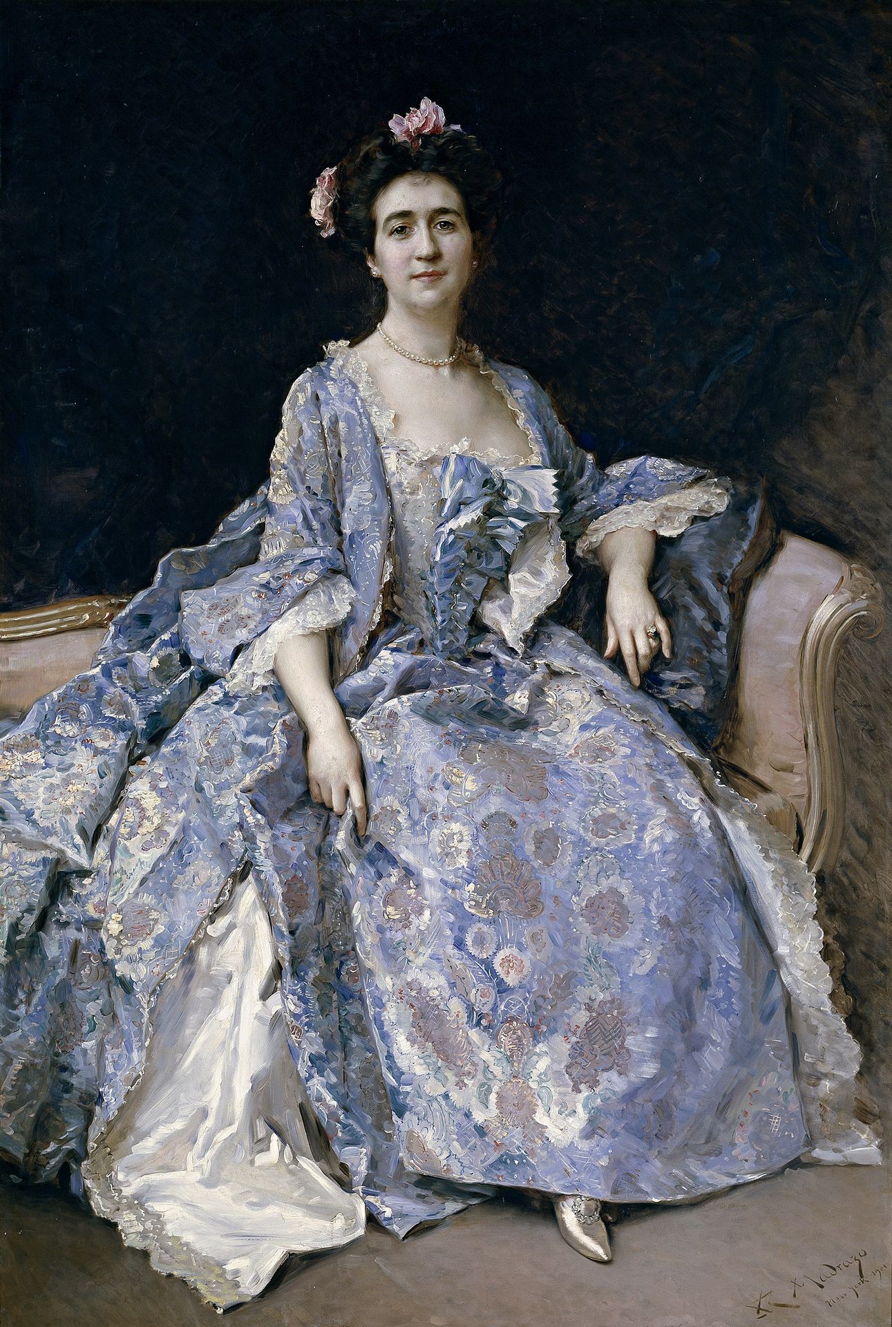 Maria Hahn, Painter's Wife by Raimundo de Madrazo