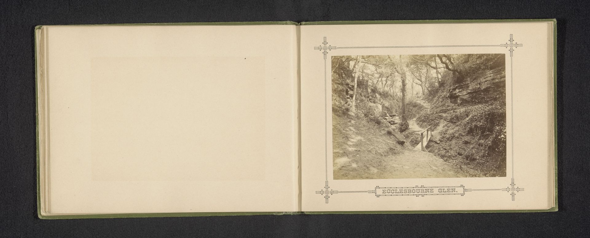 Doorkijk in Ecclesbourne Glen by Wm. E. Thorpe