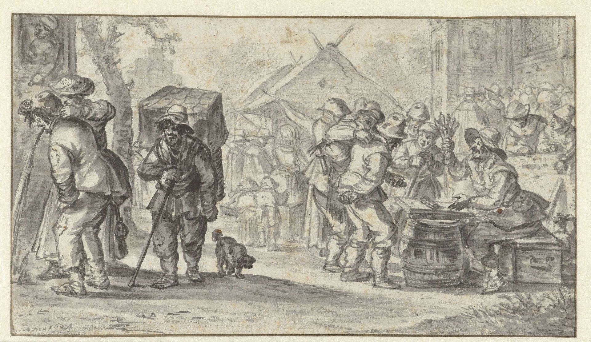 Boerenkermis by Jan van Goyen