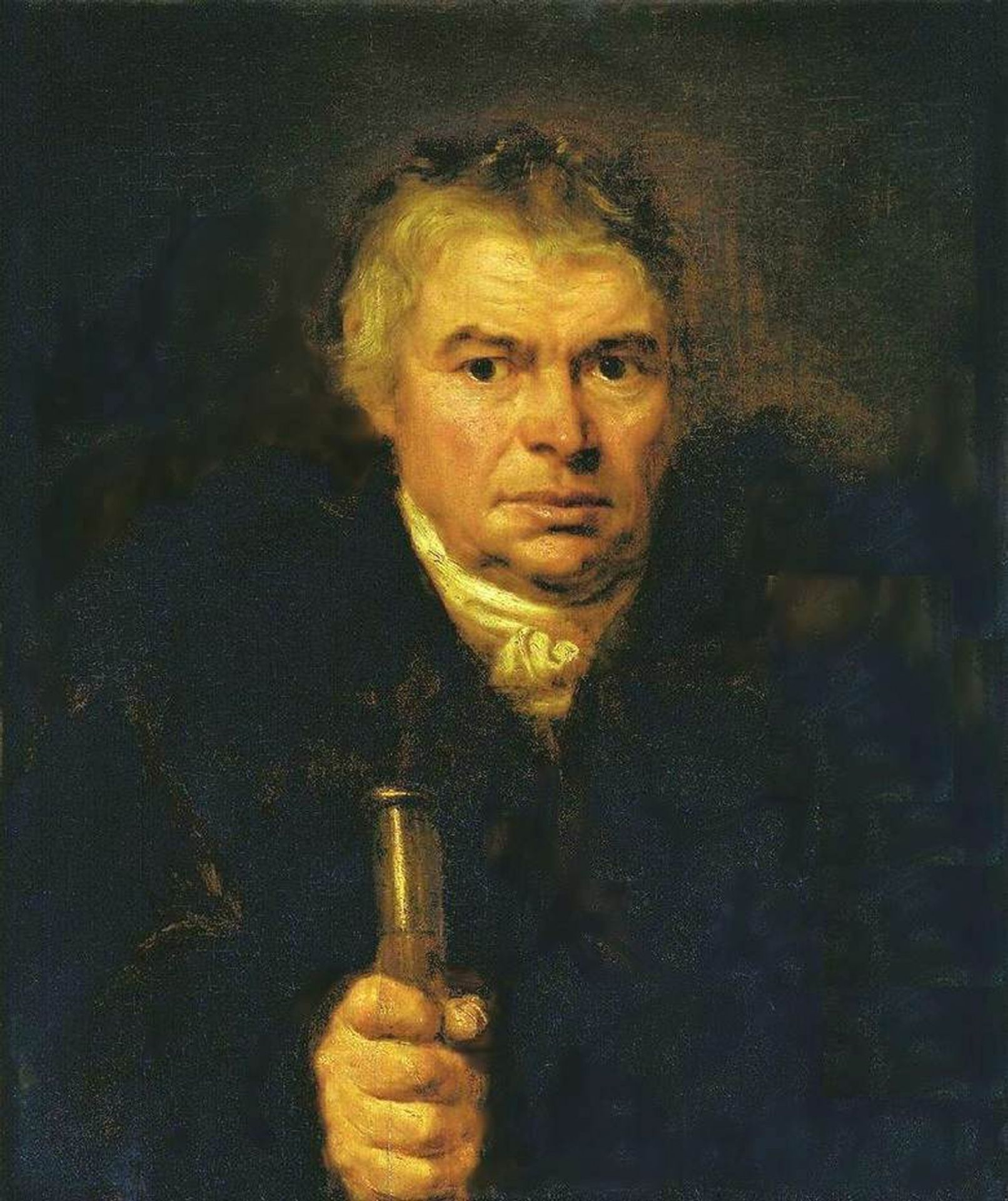Portrait of the artist's father, Adam Karlovich Schwalbe by Orest Kiprensky