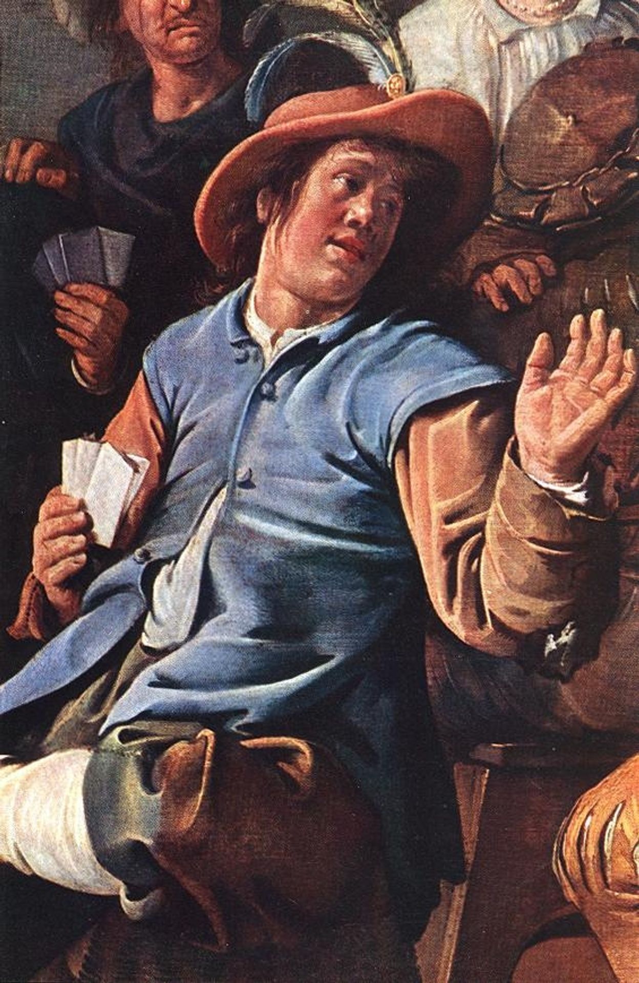 The Denying of Peter (detail) by Jan Miense Molenaer