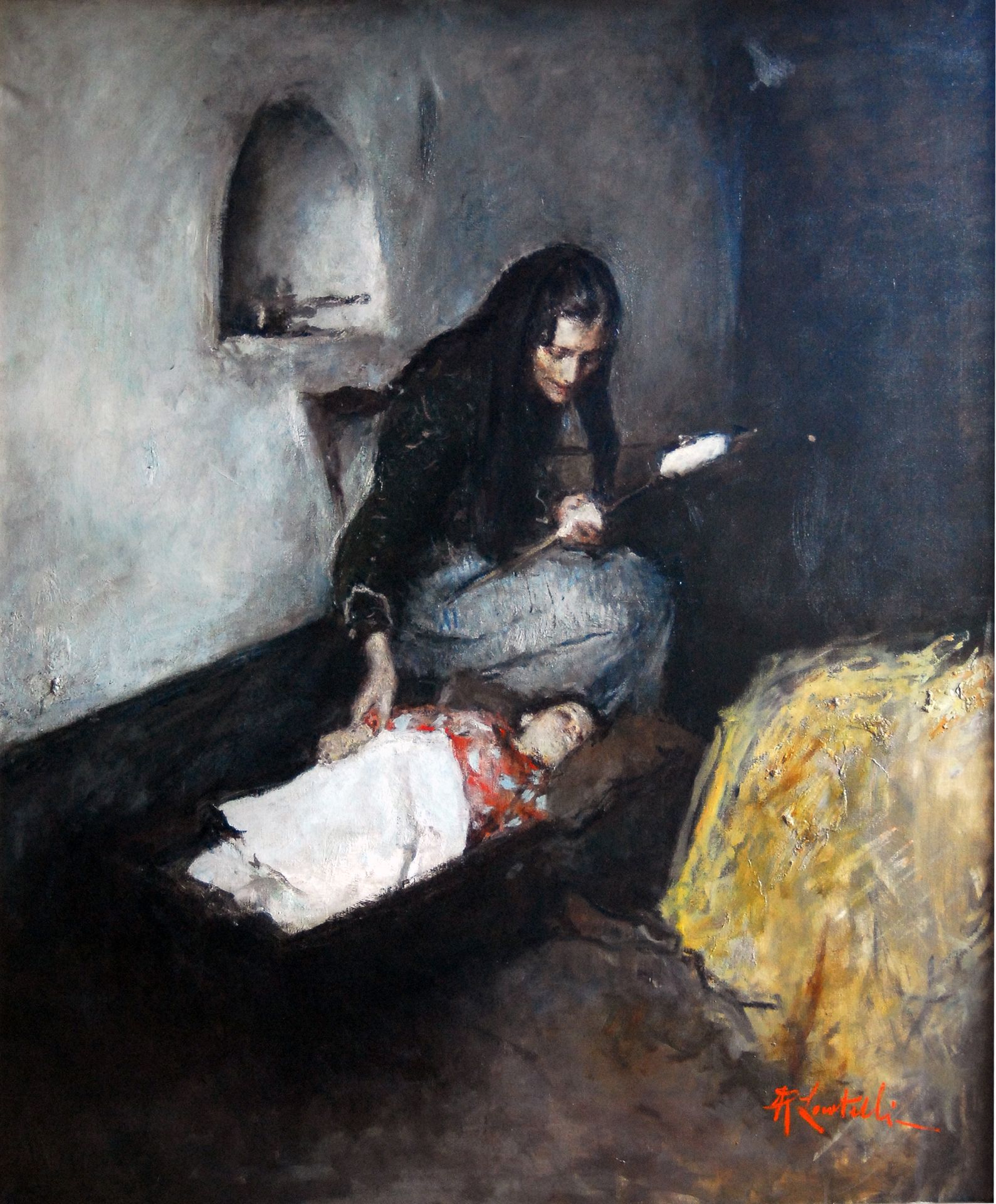 Sardinian lullaby by Romualdo Locatelli