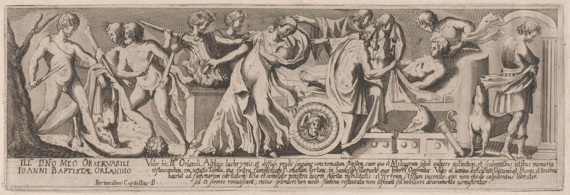 The Death of Meleager by Bernardino Capitelli