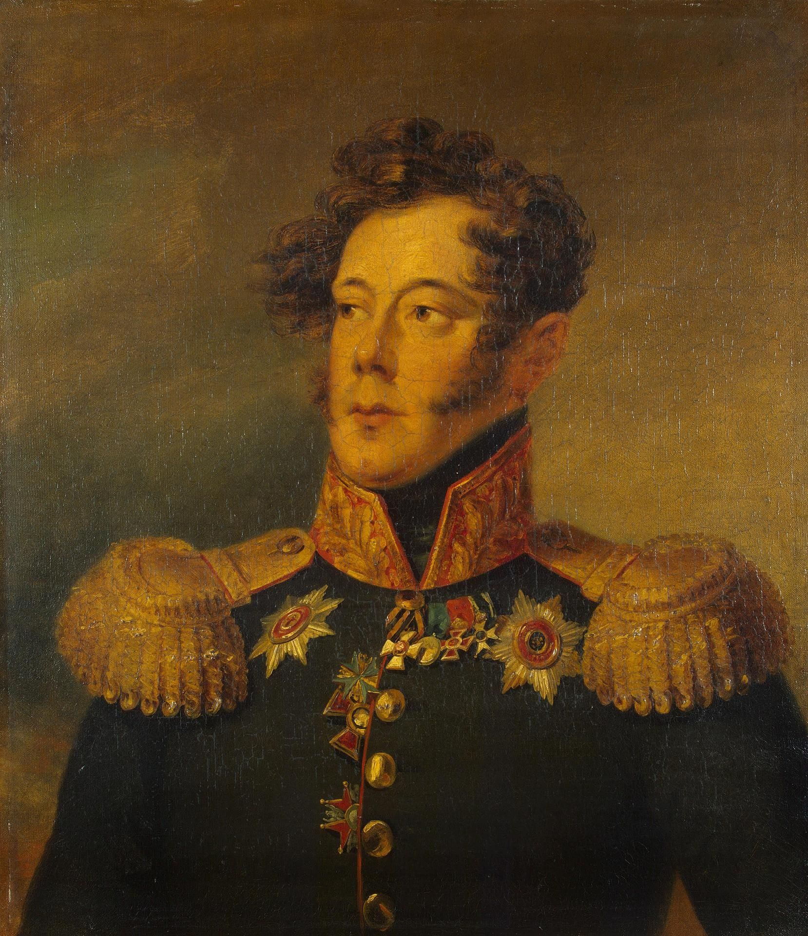 The Portrait of Alexander Ivanovitch Albrecht by George Dawe