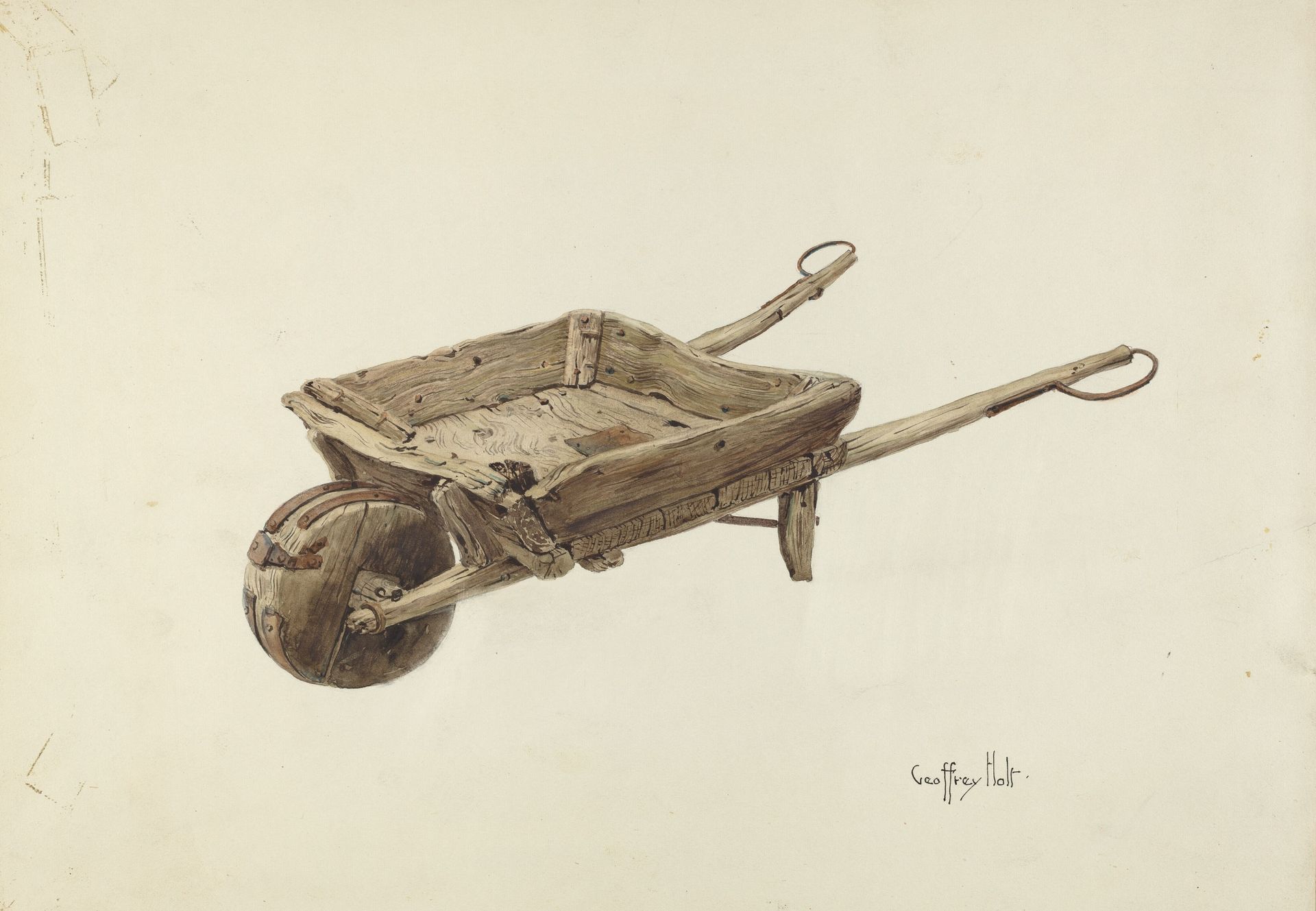 Wheel Barrow by Geoffrey Holt