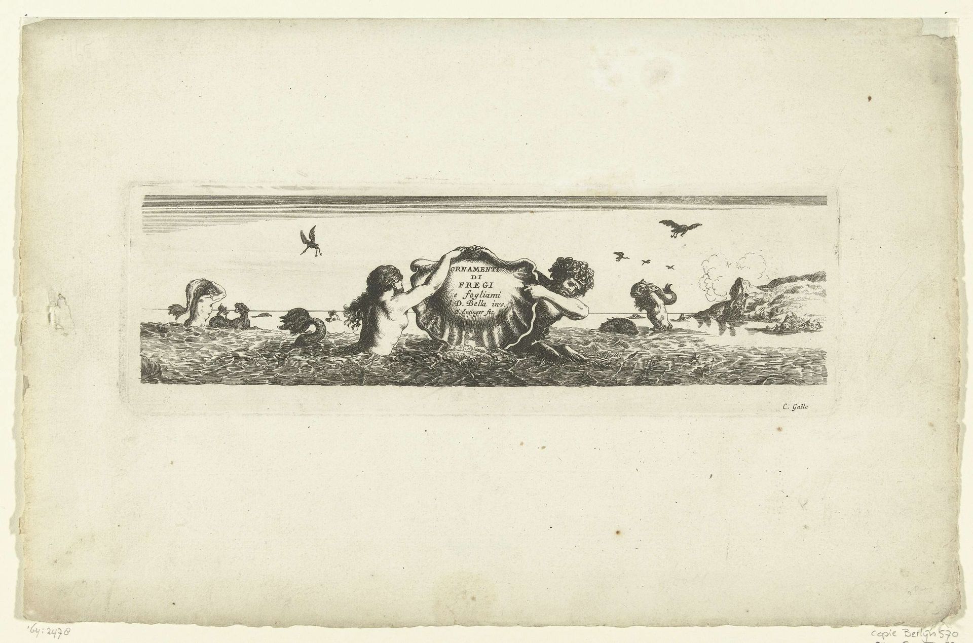 Titelblad: Ornamenti di Fregi by Franz Ertinger