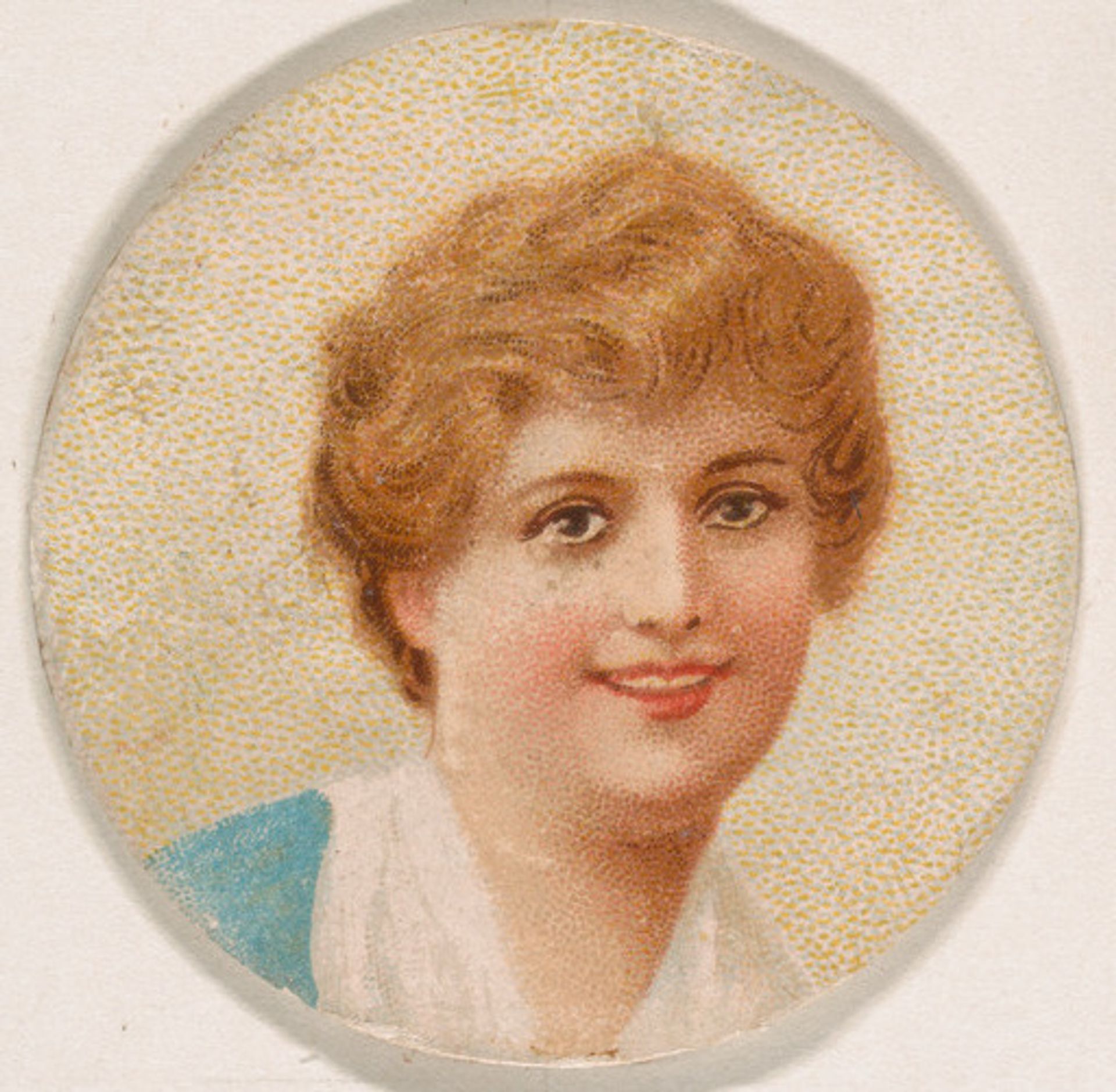 Portrait of woman, from the Novelties series (N228, Type 1) issued by Kinney Bros. by Kinney Brothers Tobacco Company