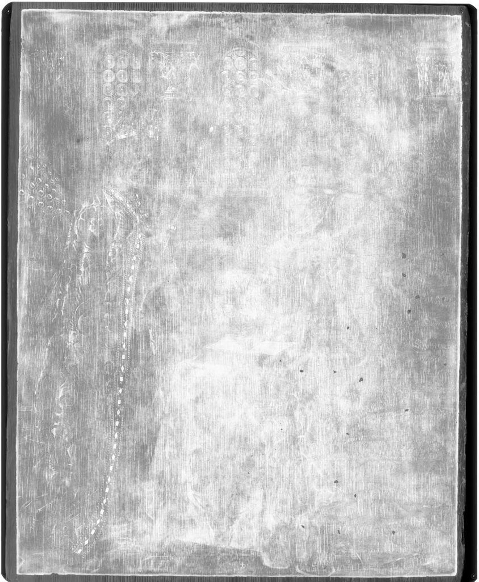 X-radiograph(s) of "Magi (fragment)" by Artist of original: Joos van Cleve