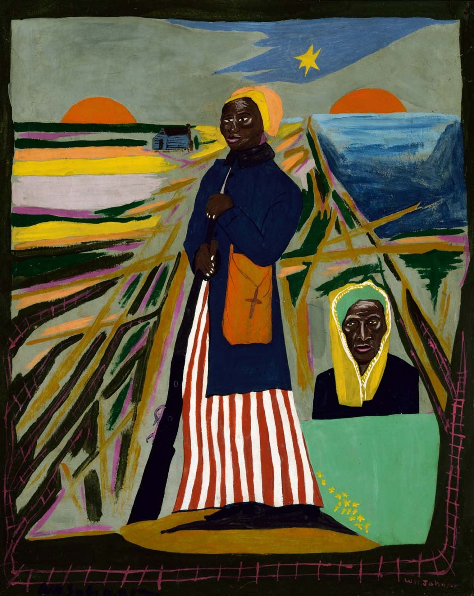 Harriet Tubman by William H. Johnson