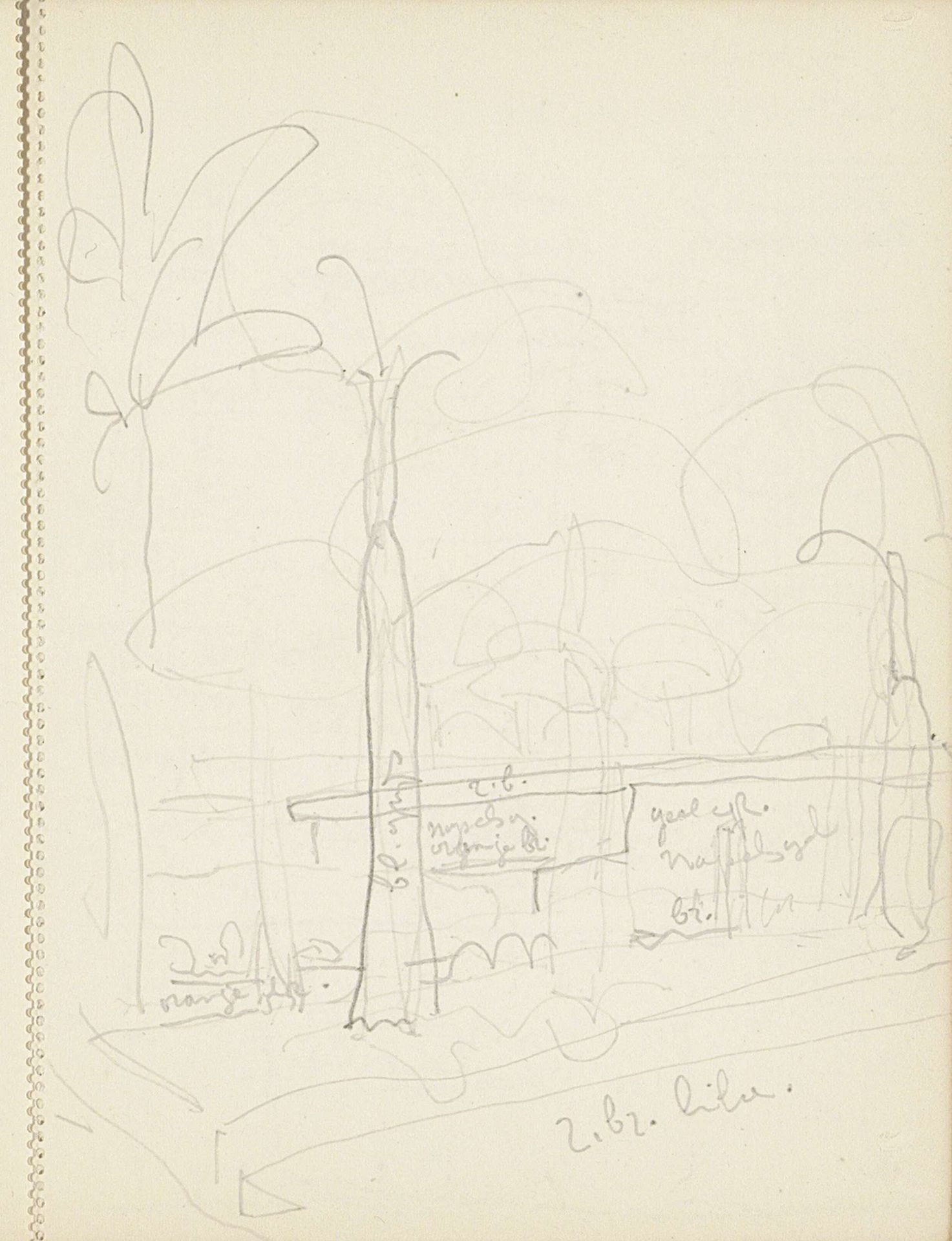 Landschap met palmbomen by Reijer Stolk