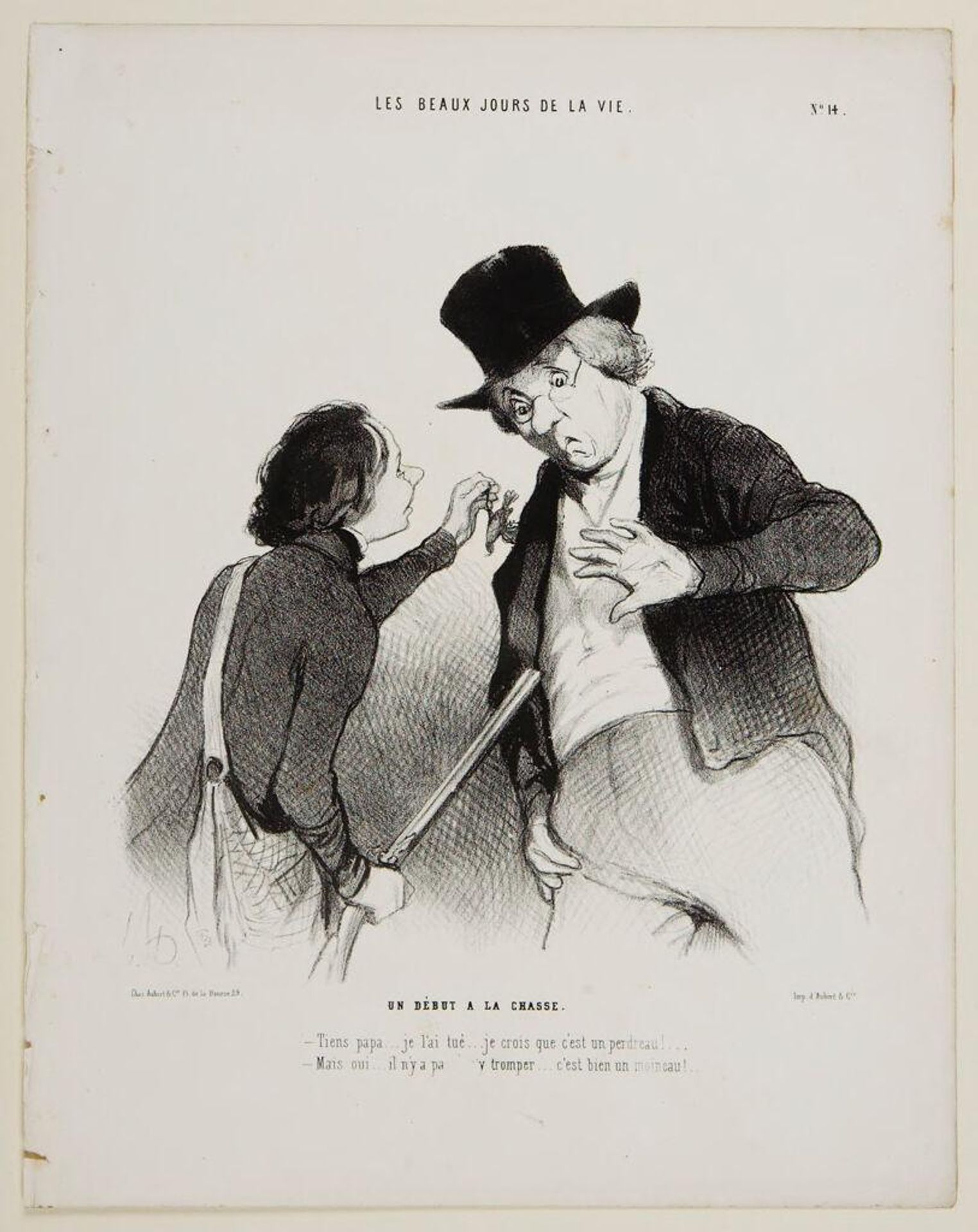 A Start at Hunting by Honoré Daumier