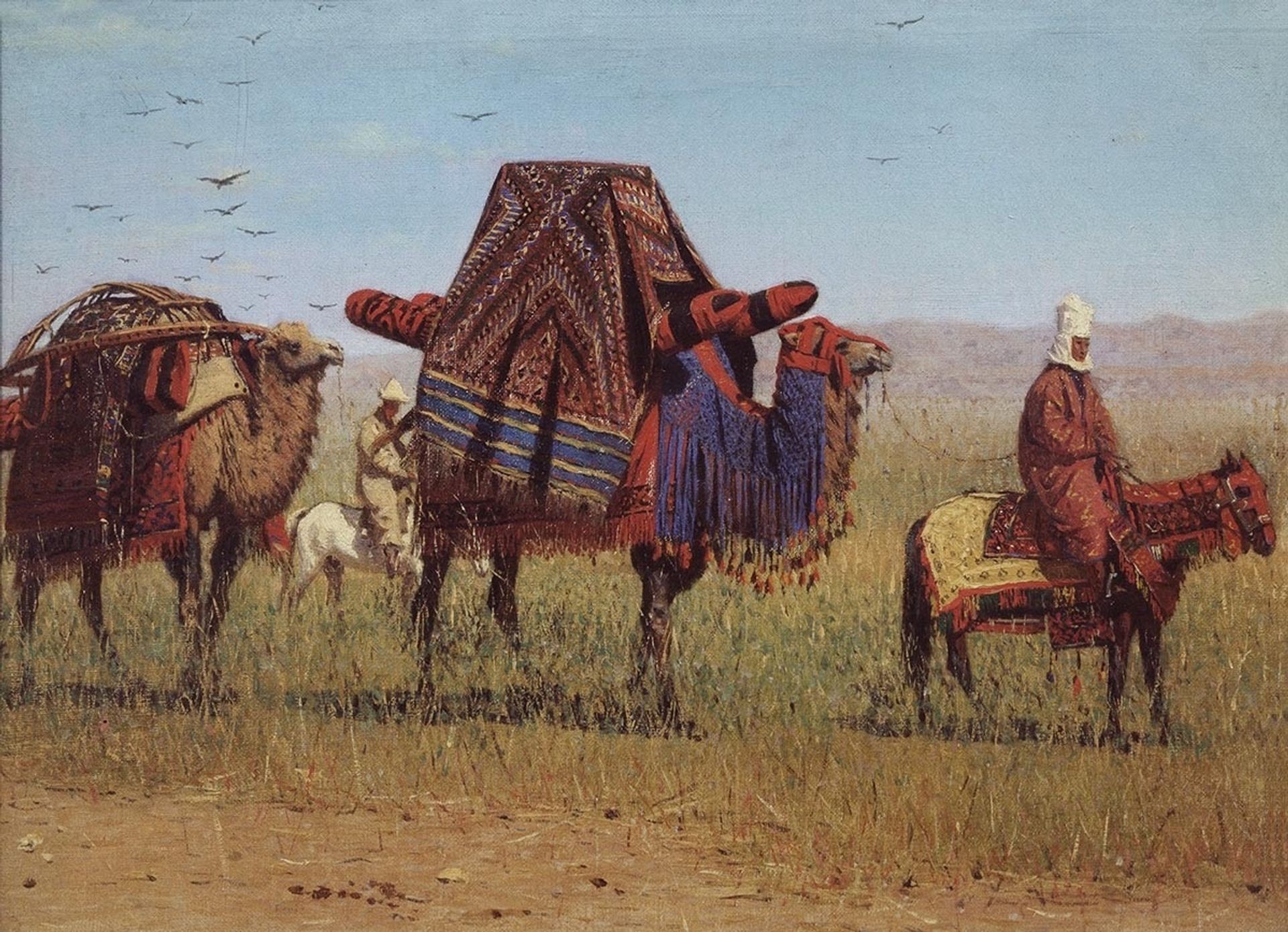 Migration of the Kirghiz by Vasily Vereshchagin