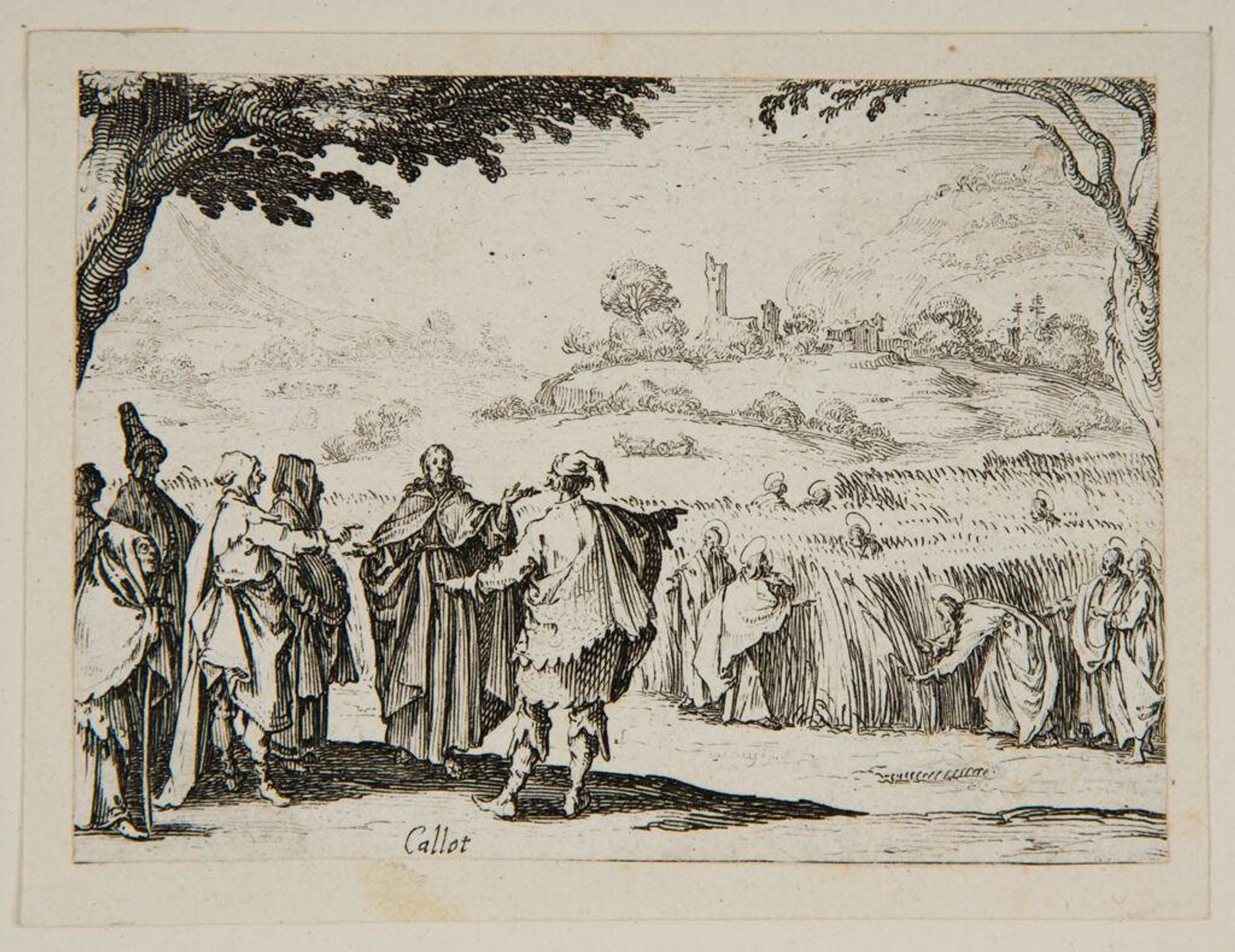 Christ Preaching on the Seashore by Jacques Callot