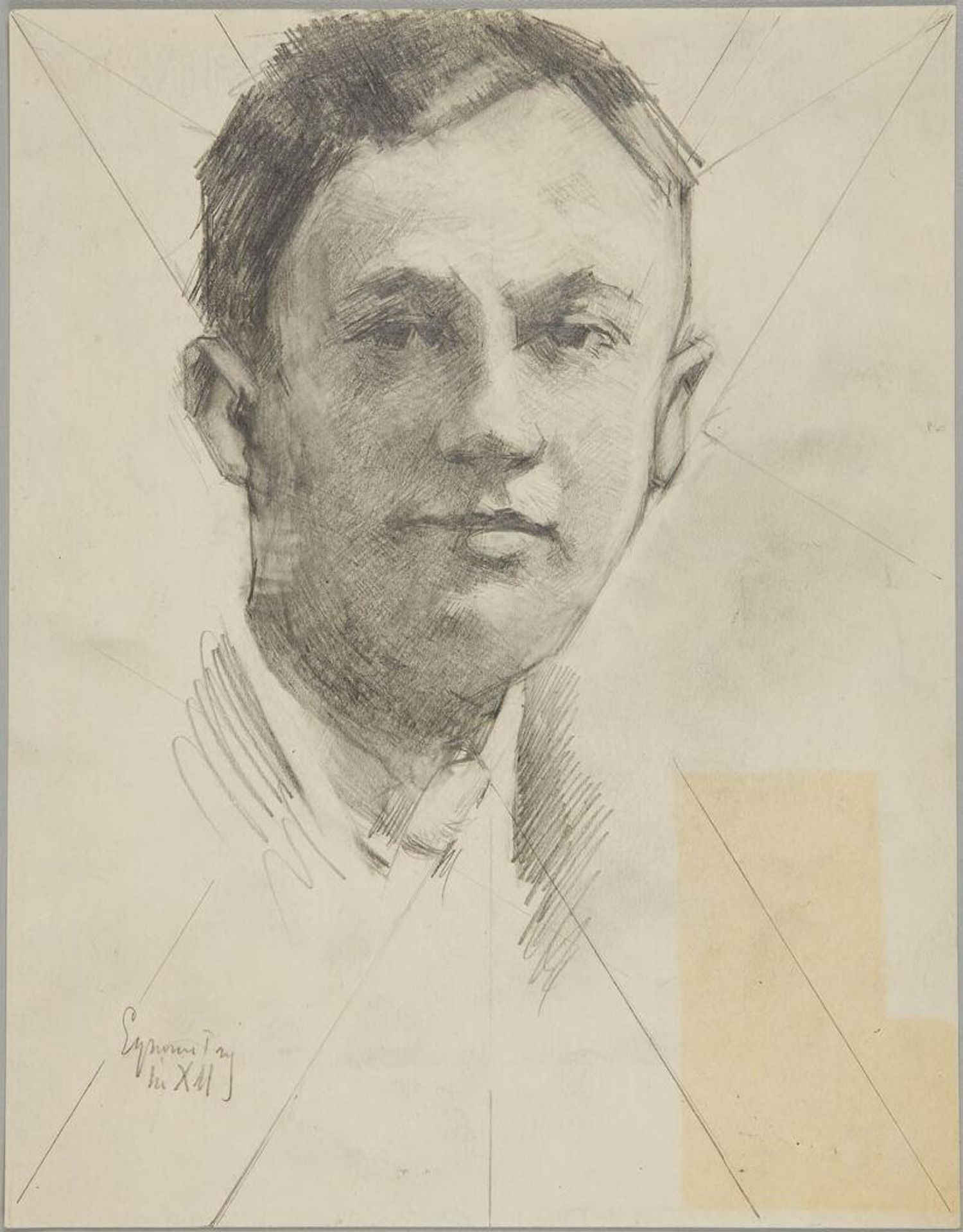 Male Head by Denman Waldo Ross