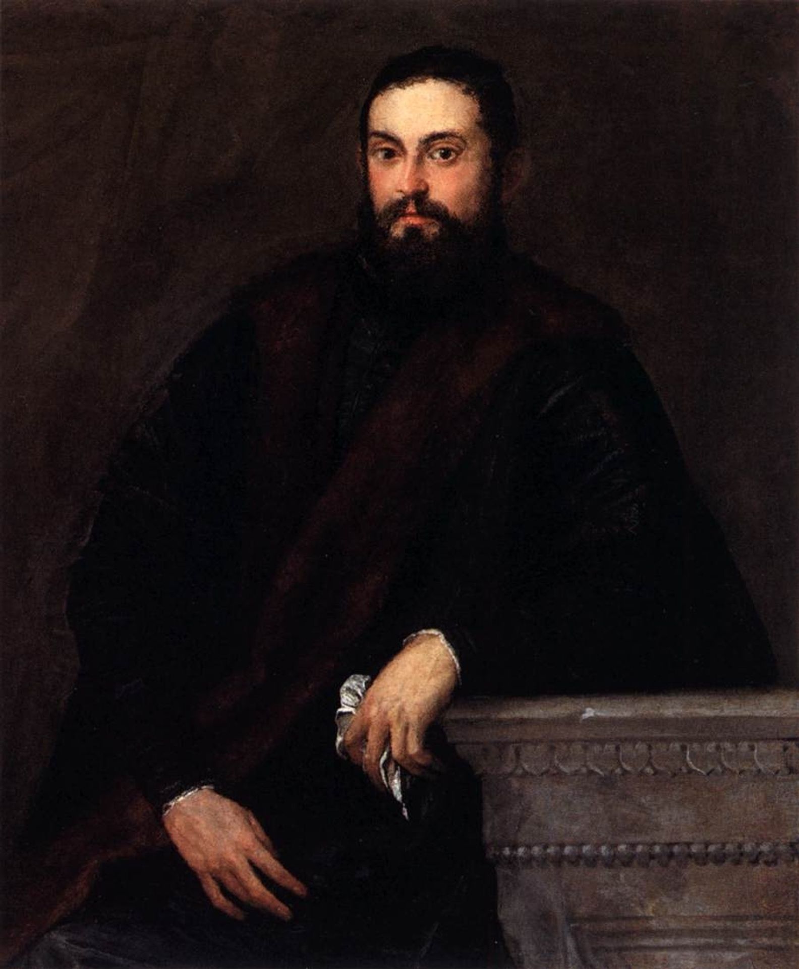 Gentleman in Black by Paolo Veronese