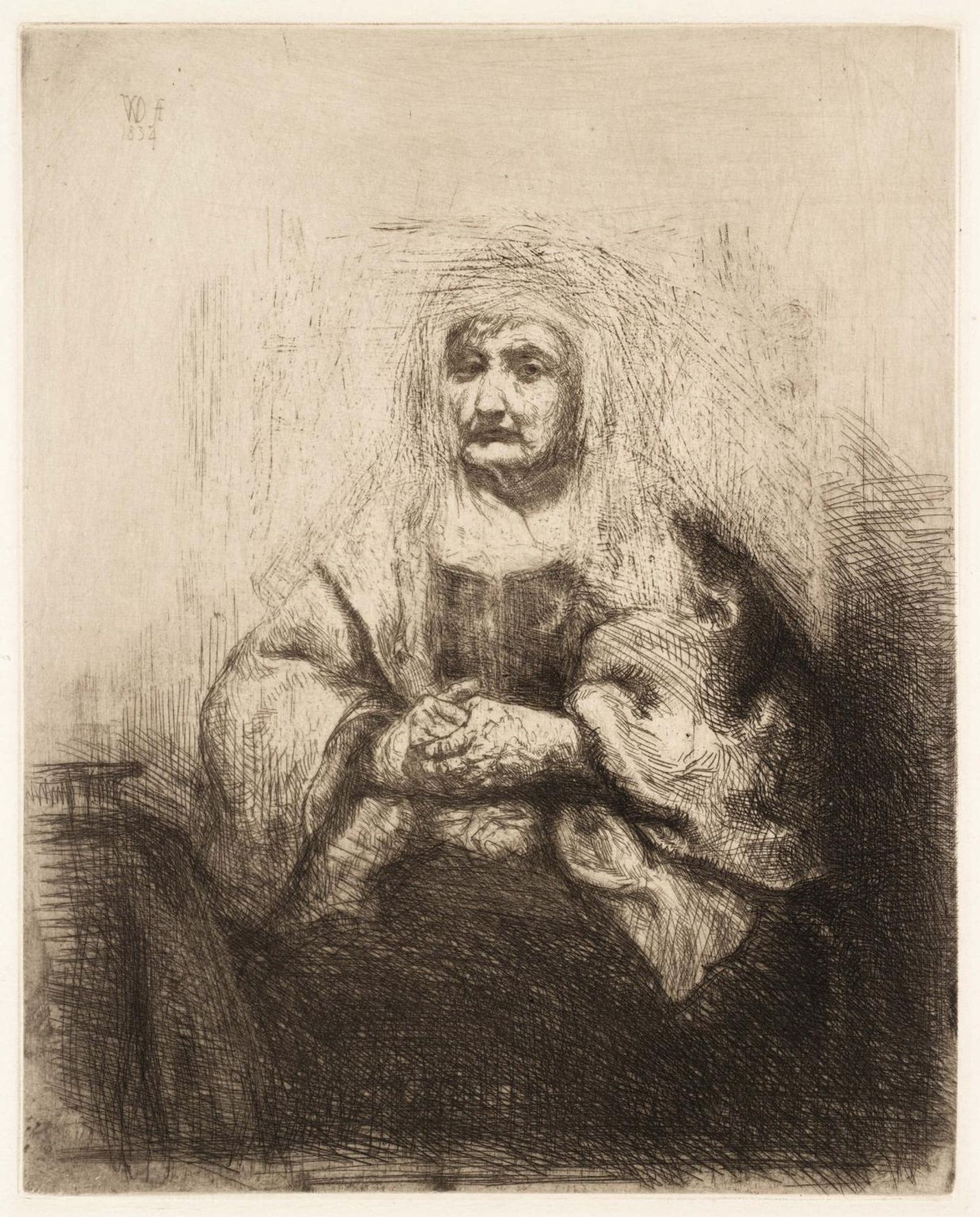 Old Woman by William Dyce