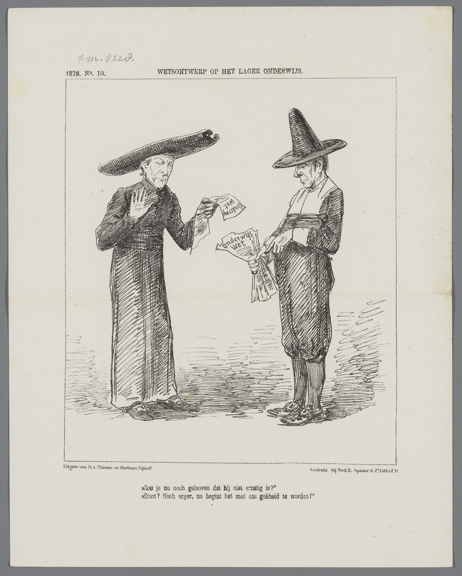 Spotprent by Johan Michaël Schmidt Crans