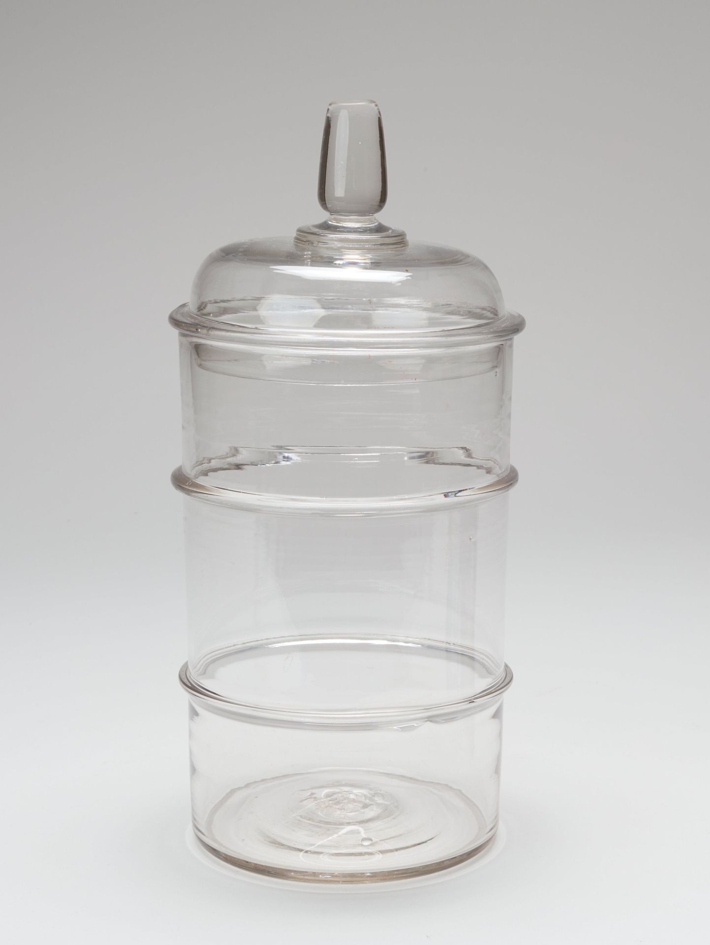 Canister with lid by Anonymous