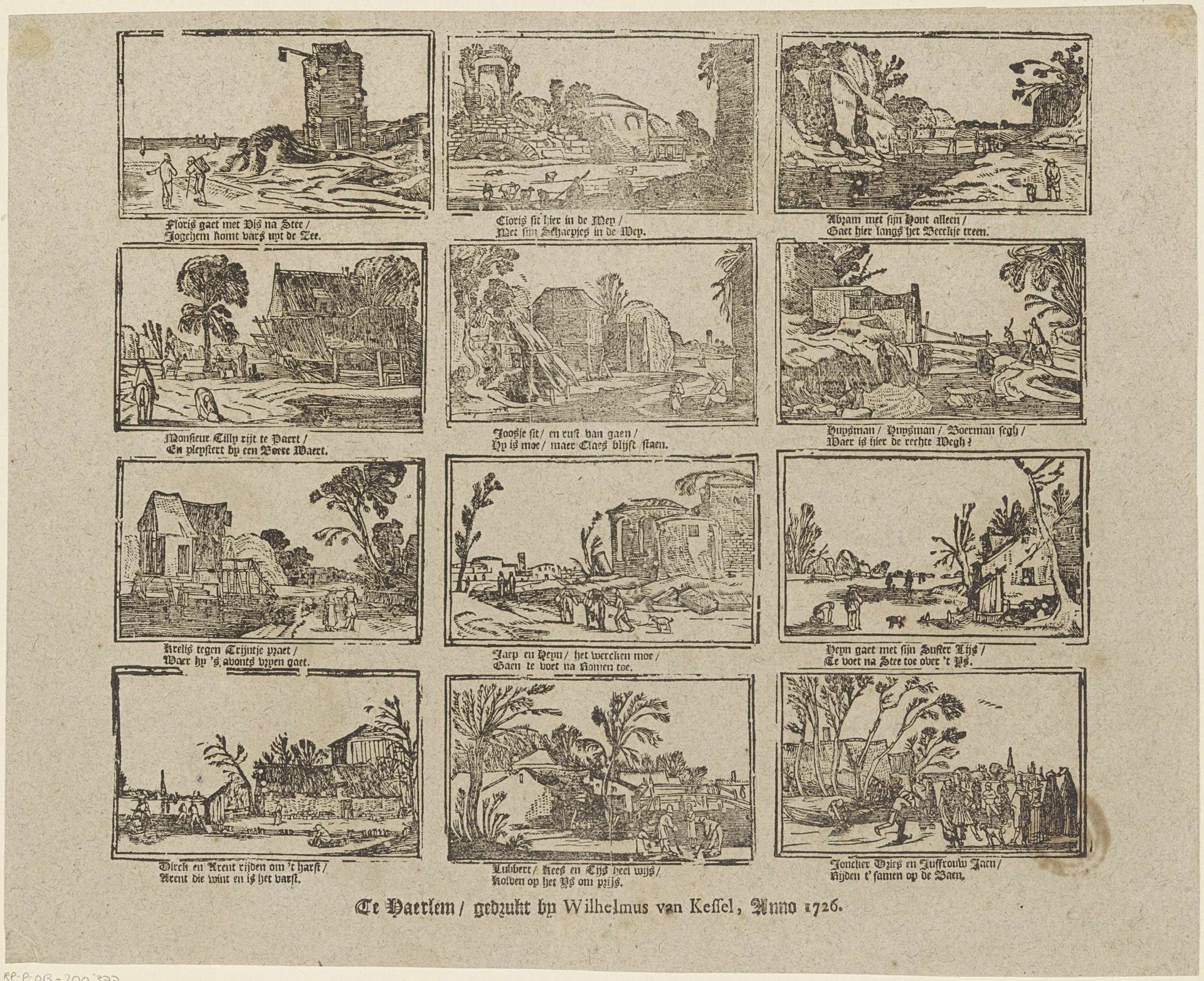 Landelijke taferelen by Wilhelmus van Kessel