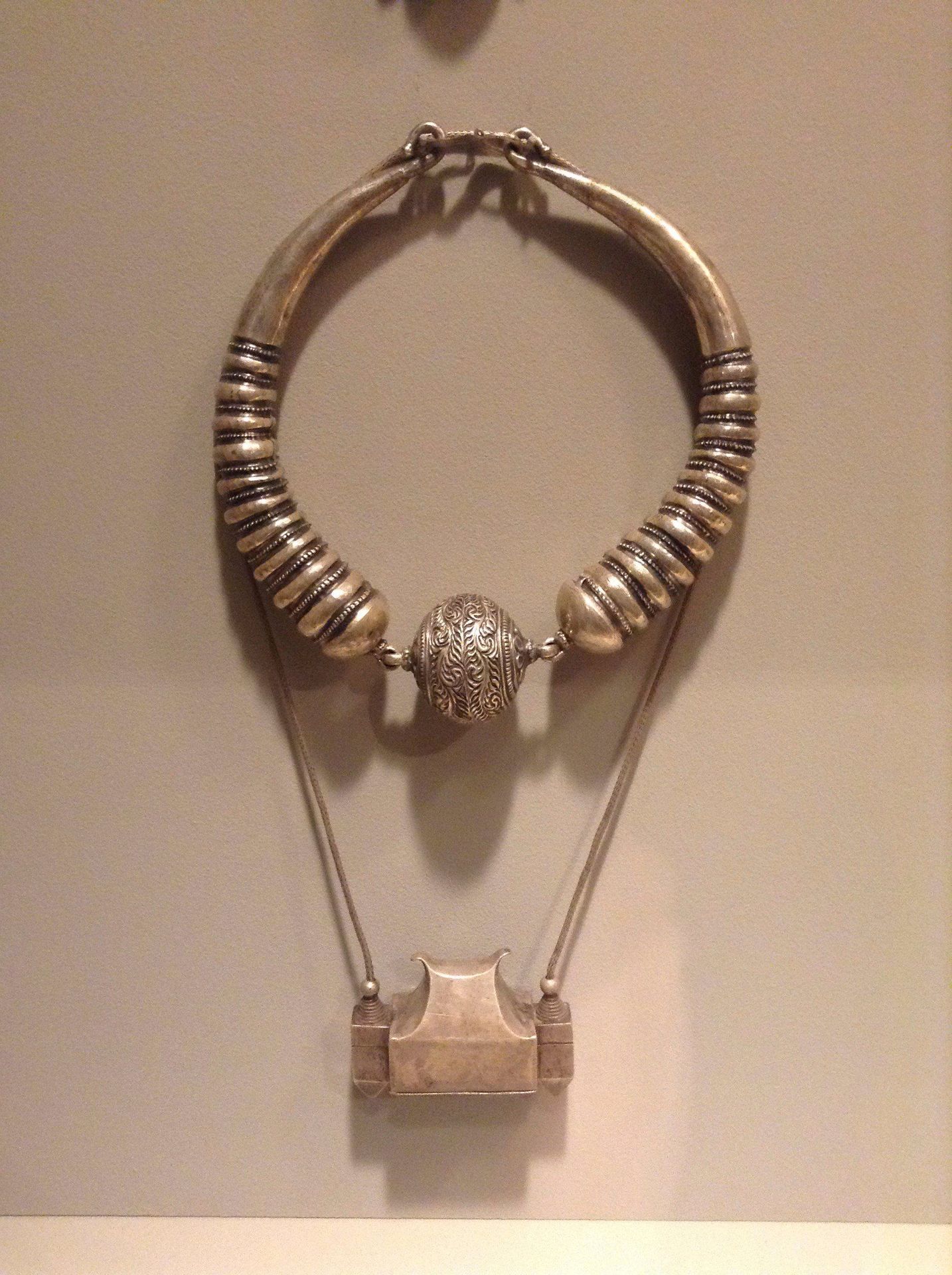Necklace with Prayer Box by Anonymous