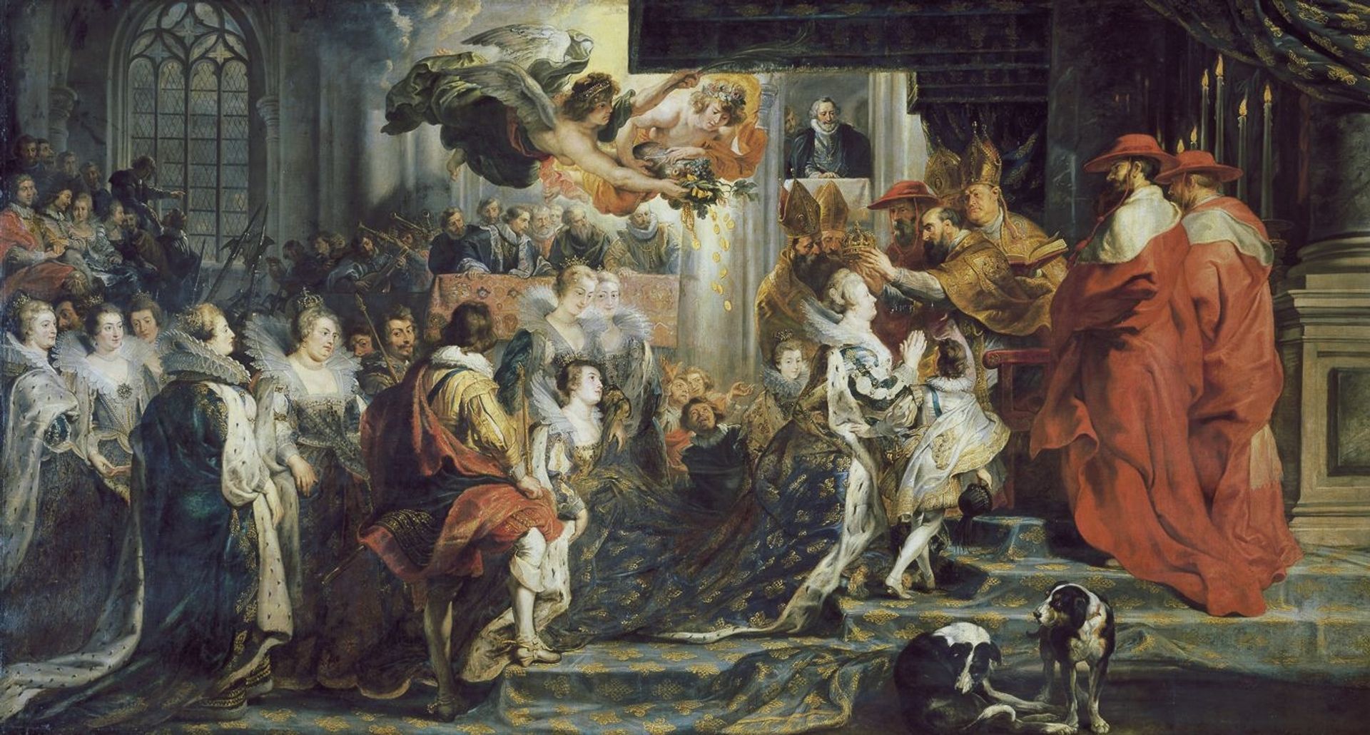 10. The Coronation in Saint Denis by Peter Paul Rubens