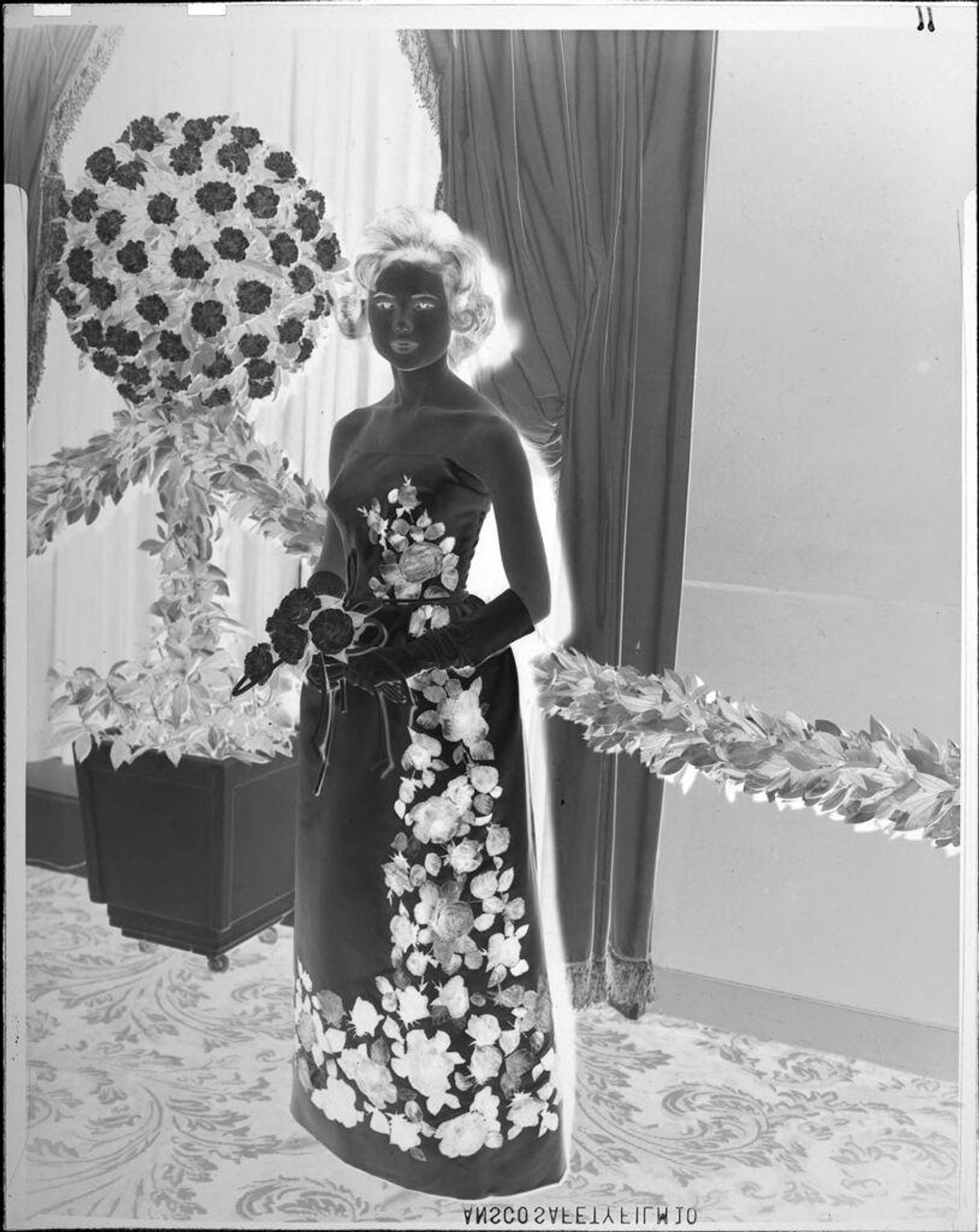 Untitled (debutante in floral gown) by John Howell