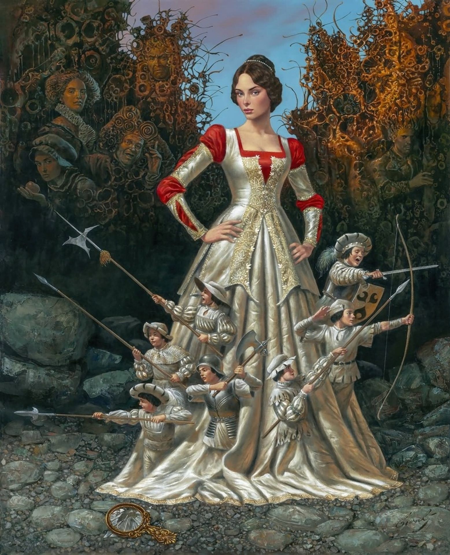 Snow White’s Defense by Michael Cheval