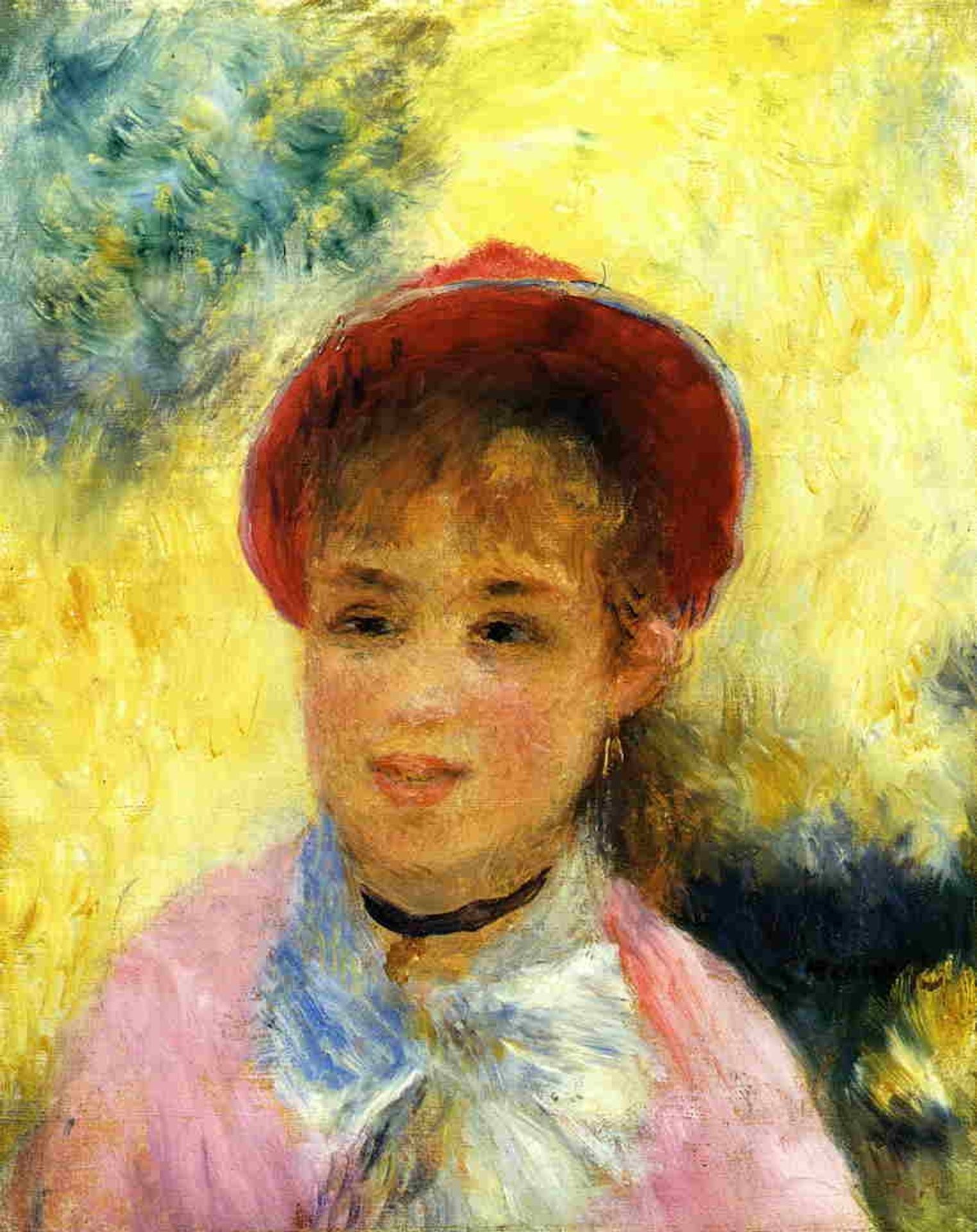 Modele from the Moulin de la Galette by Pierre-Auguste Renoir