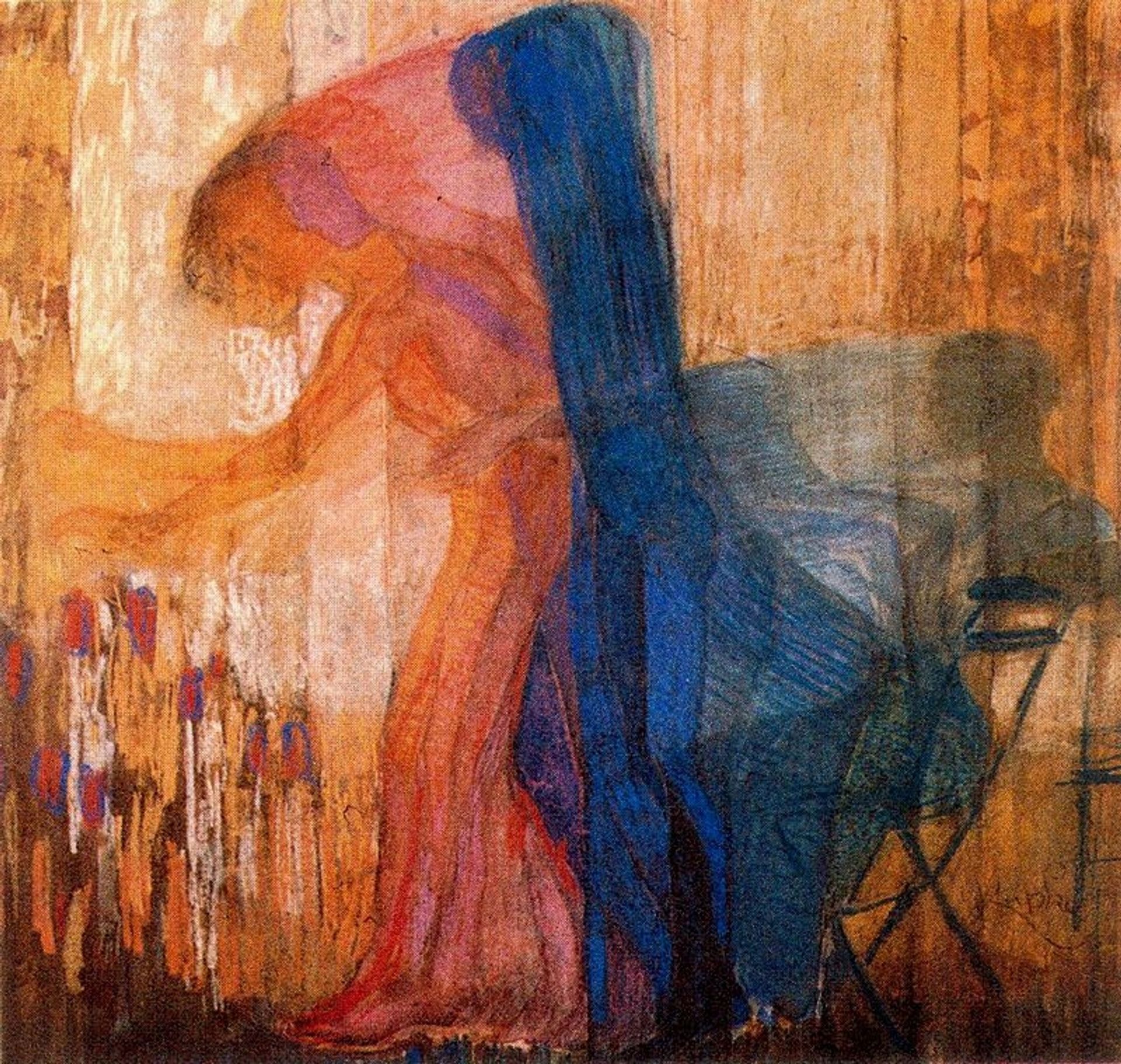 Woman Picking Flowers by Frantisek Kupka
