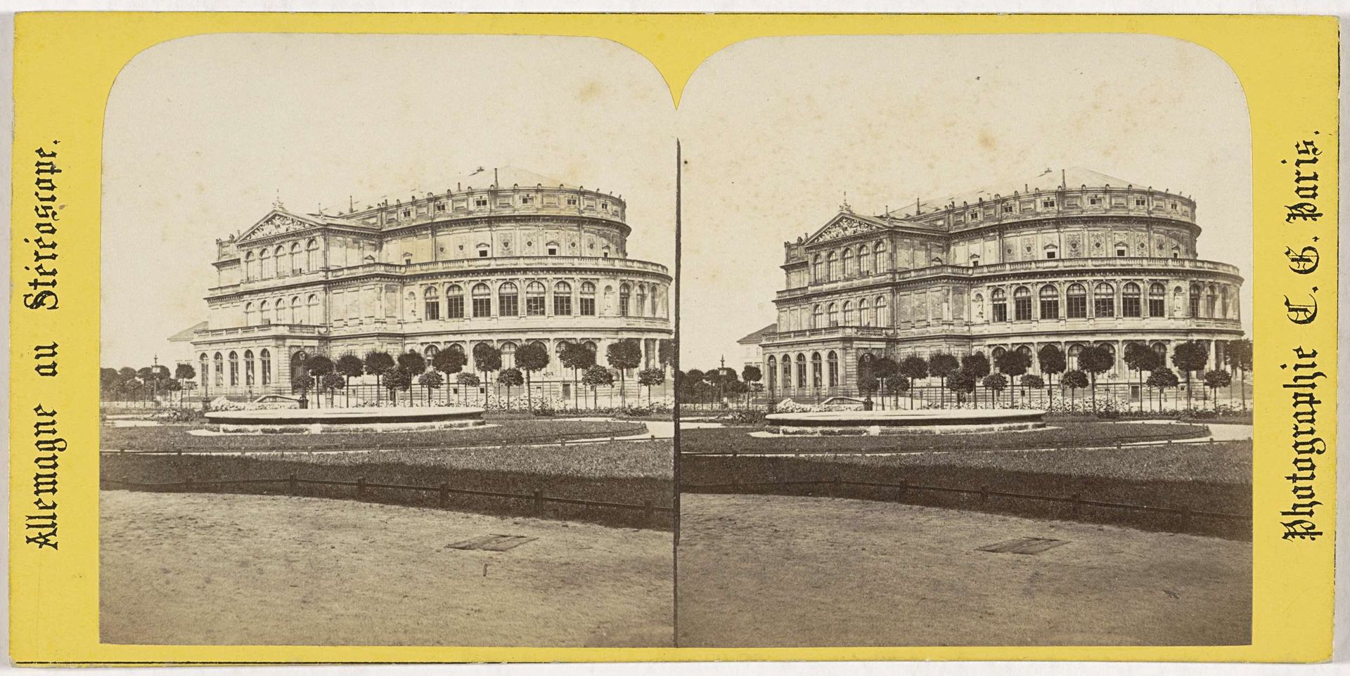 Semperoper in Dresden by Charles Gaudin