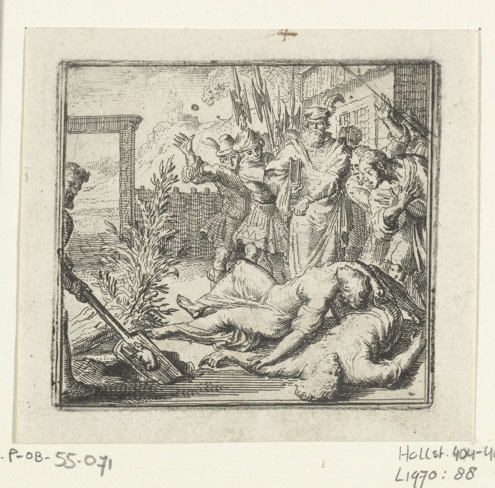 Illustratie voor de Decamerone van Boccaccio by Romeyn de Hooghe