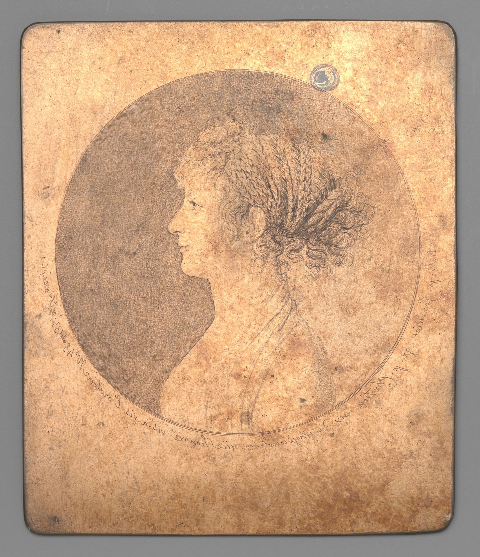 Portret van een vrouw by Gilles Louis Chrétien