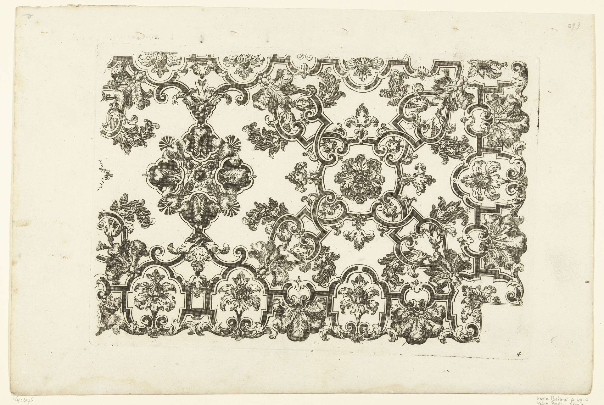 Paneel met vlakdecoratie by Anonymous