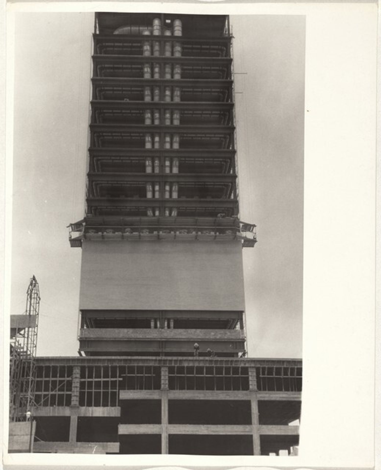 Building under construction--Houston, Texas by Robert Frank