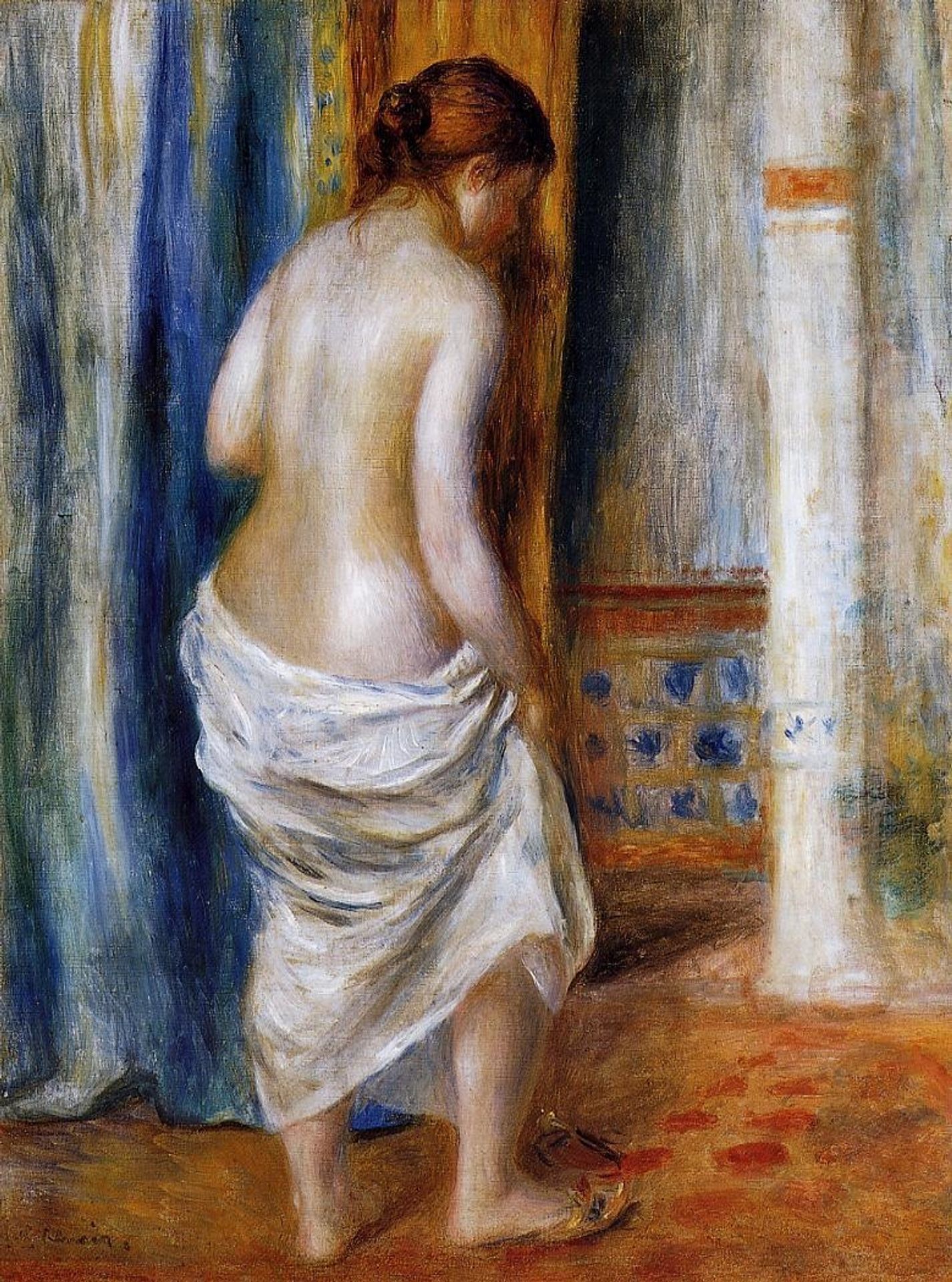 The Bathrobe by Pierre-Auguste Renoir