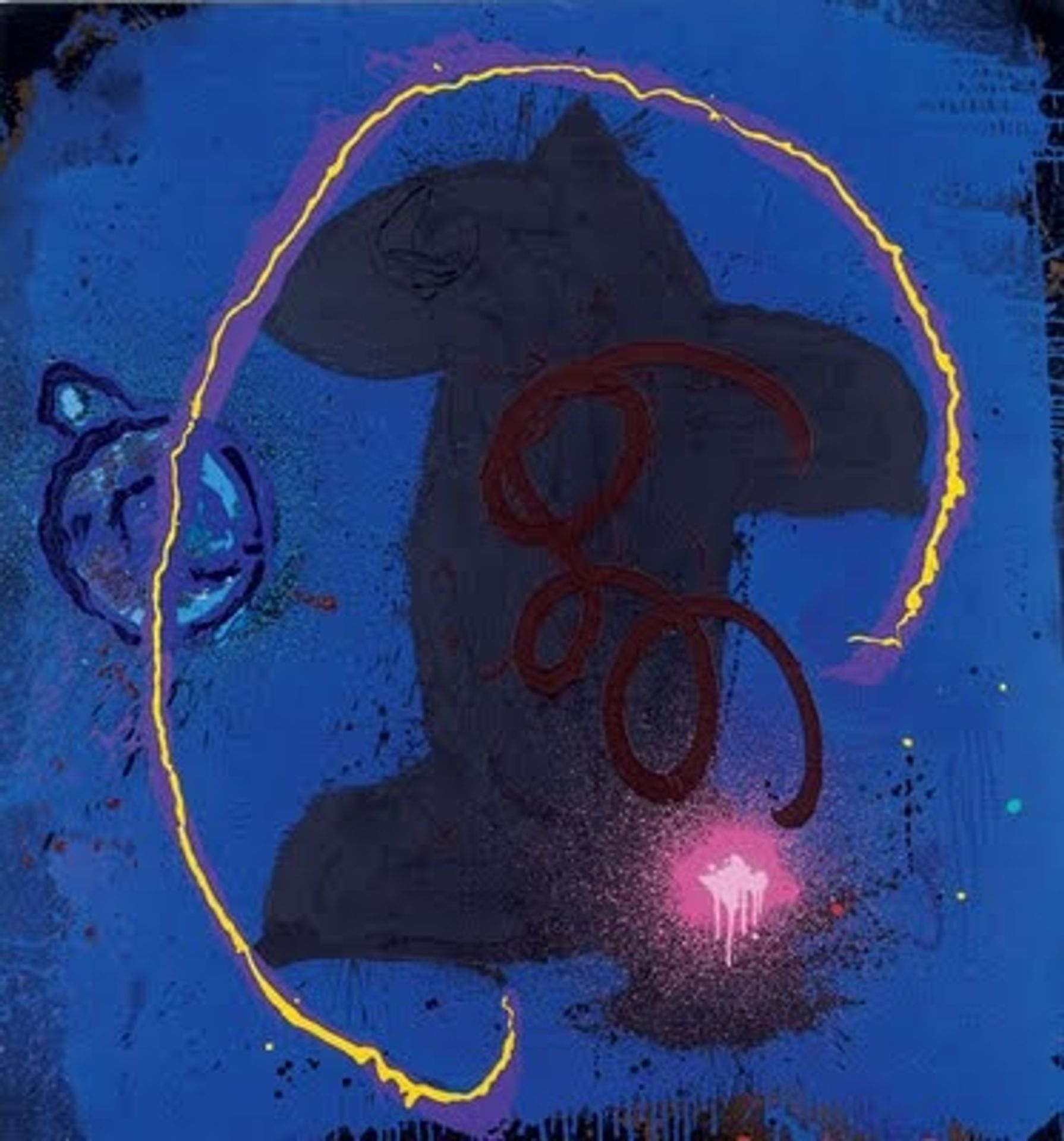 Black Something (8.2.90) by John Hoyland